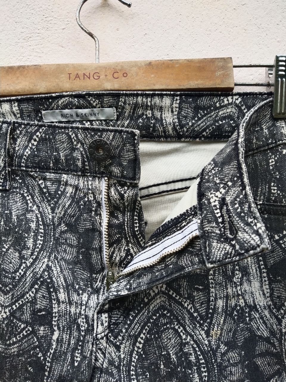 Japanese Brand Rare!! Psychedelic Rich & Skinny Stretchable Trousers Pant Size US 33 - 3 Thumbnail