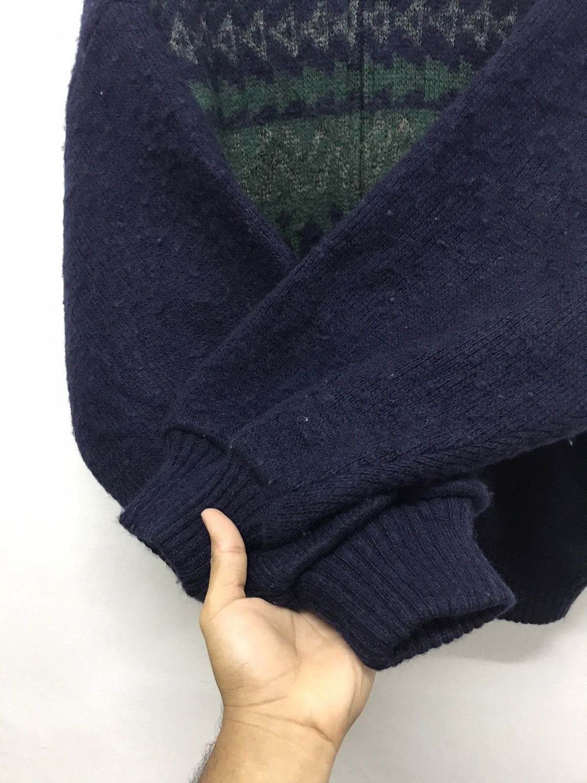 Japanese Brand Vintage Icewool by Alafoss of Iceland Knit Wool Jacket Size US XL / EU 56 / 4 - 11 Thumbnail