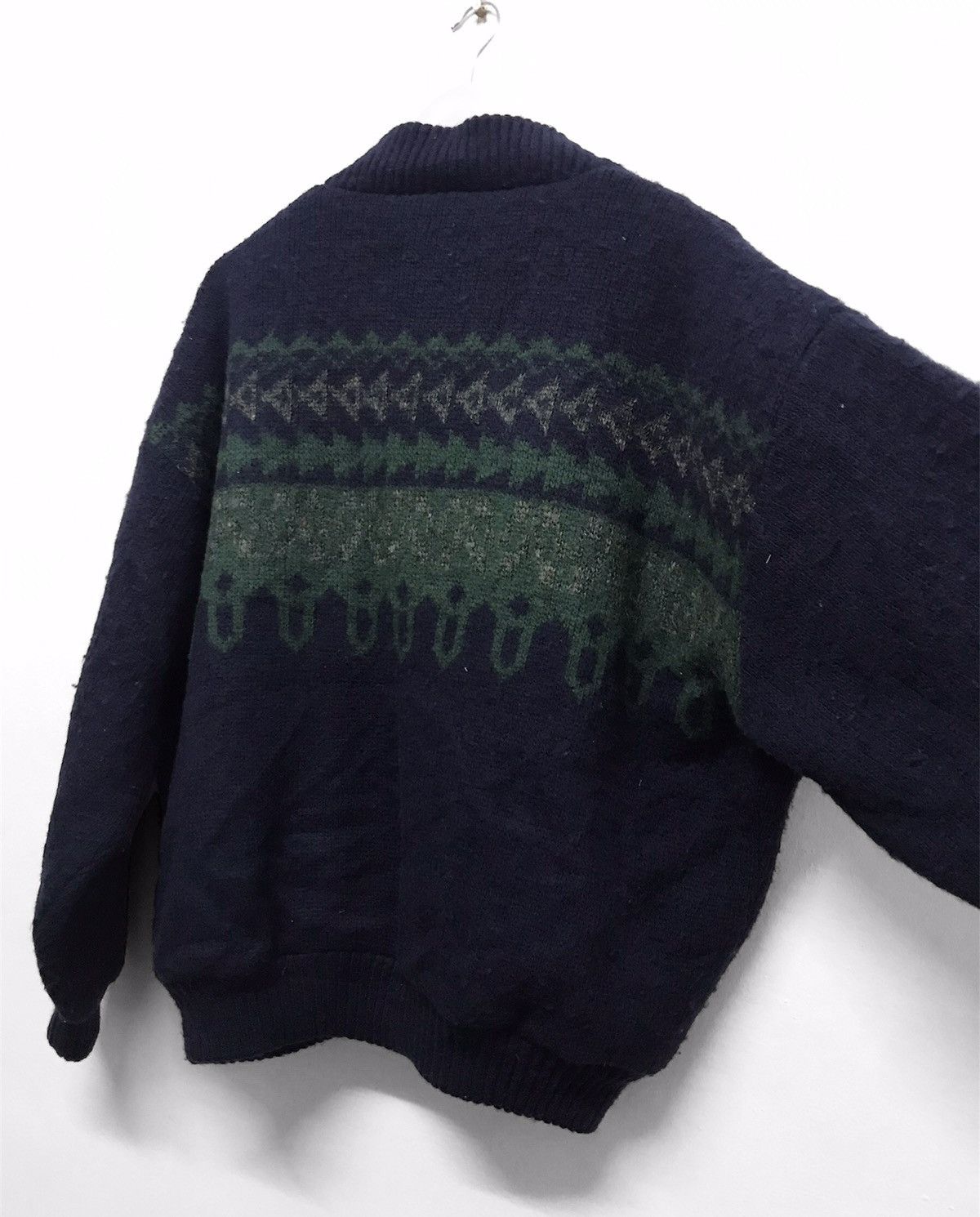 Japanese Brand Vintage Icewool by Alafoss of Iceland Knit Wool Jacket Size US XL / EU 56 / 4 - 5 Thumbnail