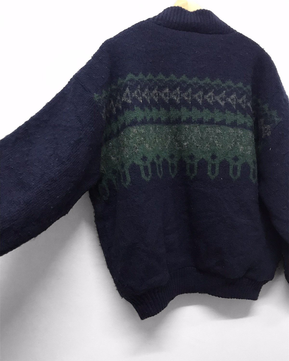 Japanese Brand Vintage Icewool by Alafoss of Iceland Knit Wool Jacket Size US XL / EU 56 / 4 - 4 Thumbnail