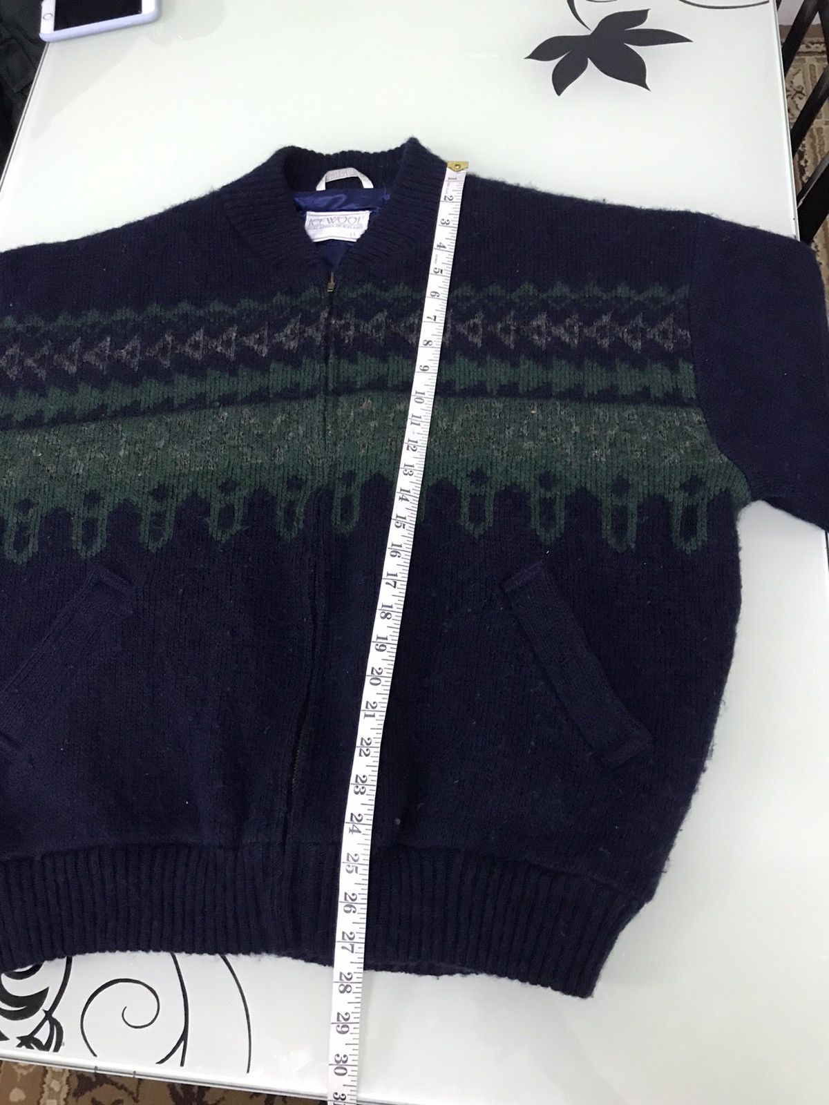 Japanese Brand Vintage Icewool by Alafoss of Iceland Knit Wool Jacket Size US XL / EU 56 / 4 - 21 Thumbnail