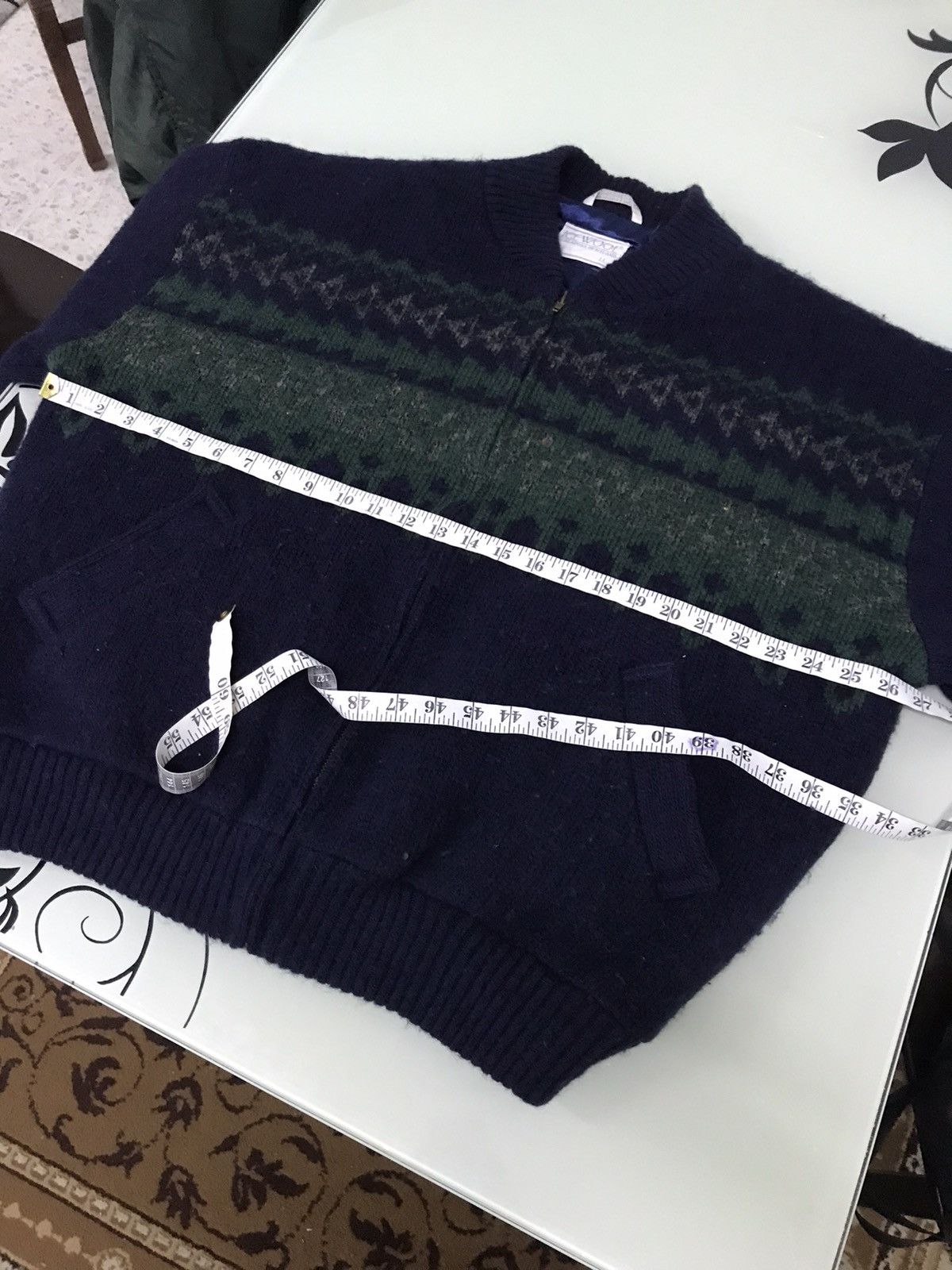Japanese Brand Vintage Icewool by Alafoss of Iceland Knit Wool Jacket Size US XL / EU 56 / 4 - 19 Thumbnail
