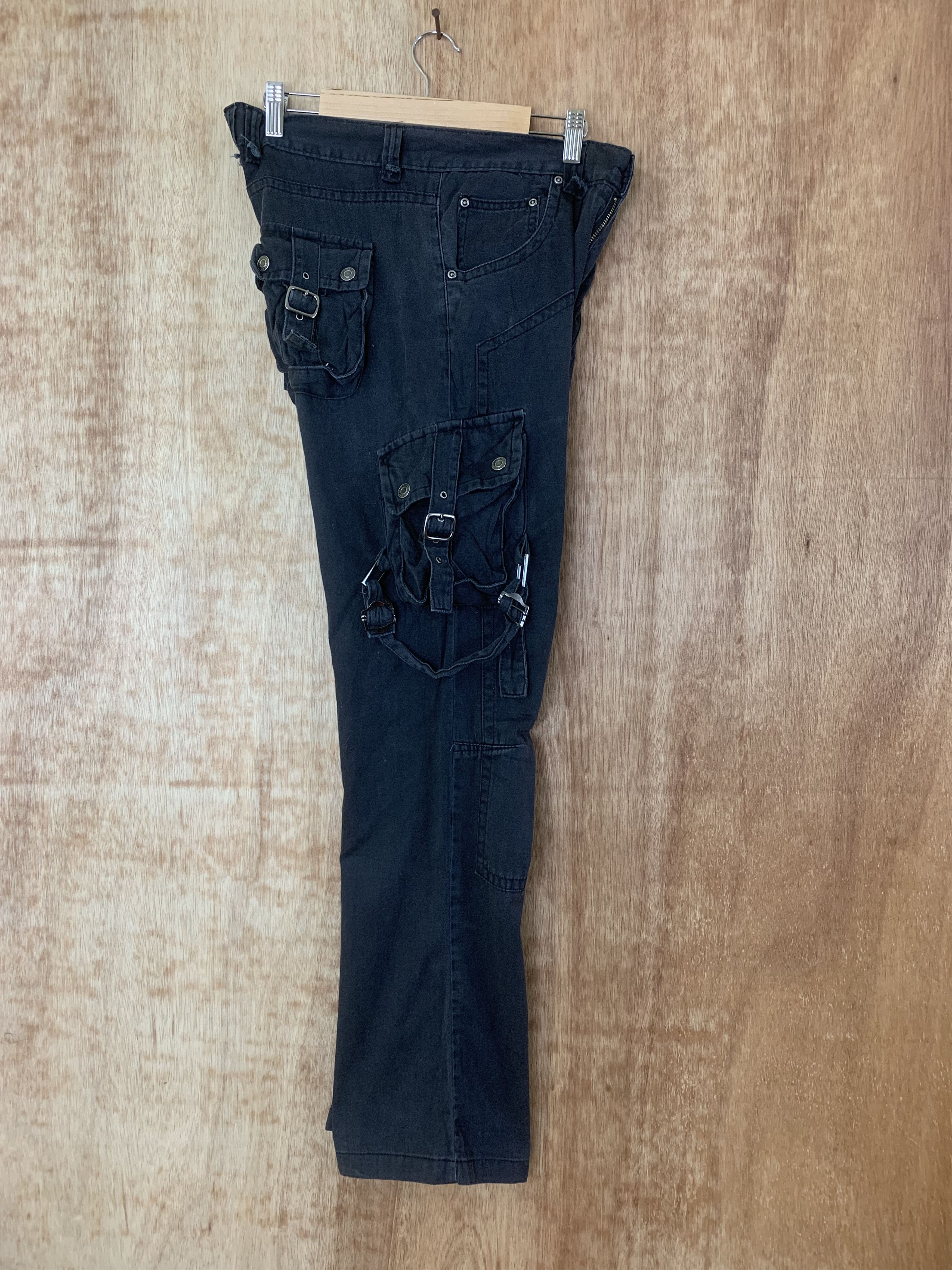 Japanese Brand Cargo Pants Double knee Bike Star Multipocket Seditionaries Size US 30 / EU 46 - 9 Thumbnail