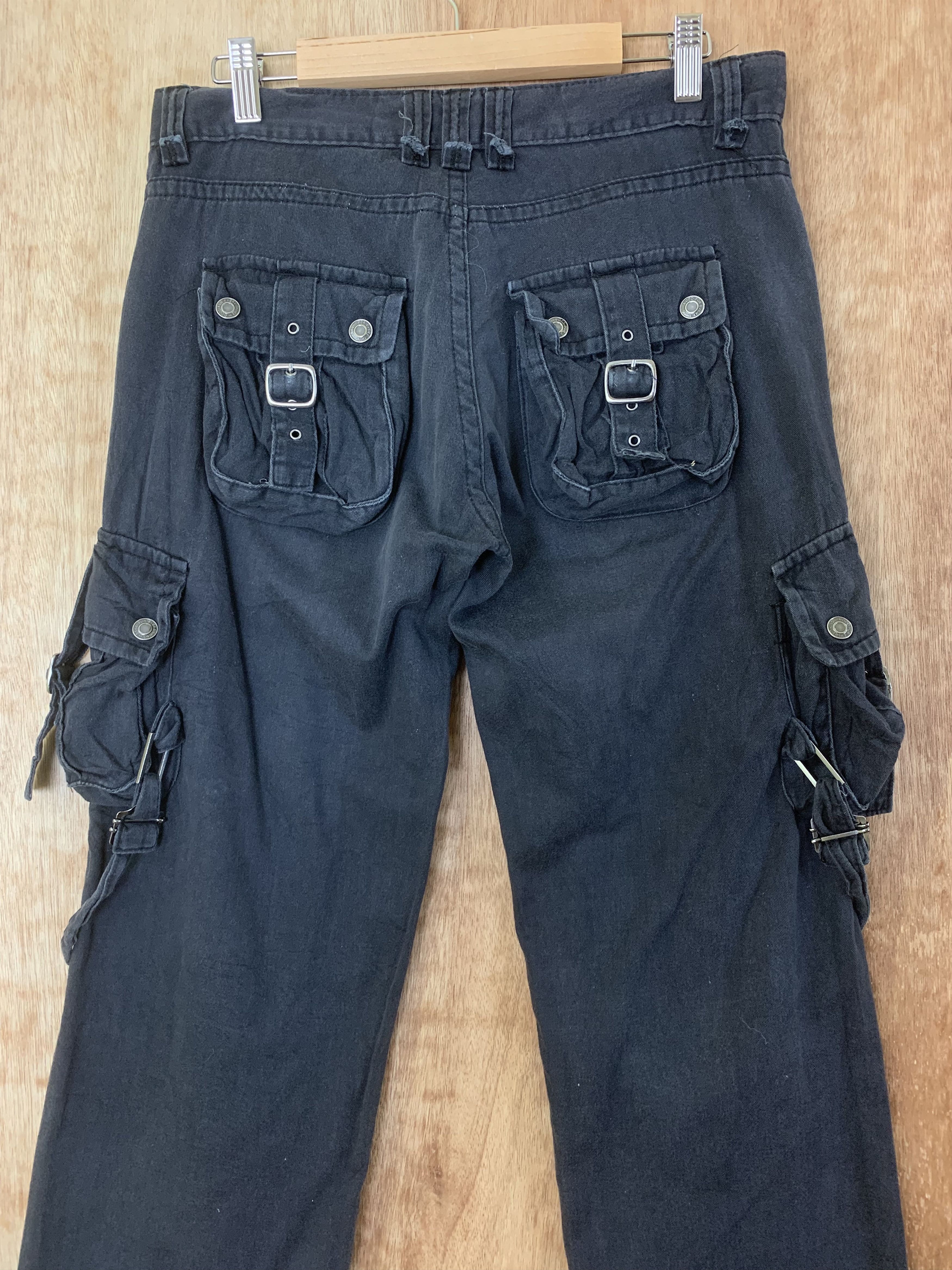 Japanese Brand Cargo Pants Double knee Bike Star Multipocket Seditionaries Size US 30 / EU 46 - 10 Thumbnail