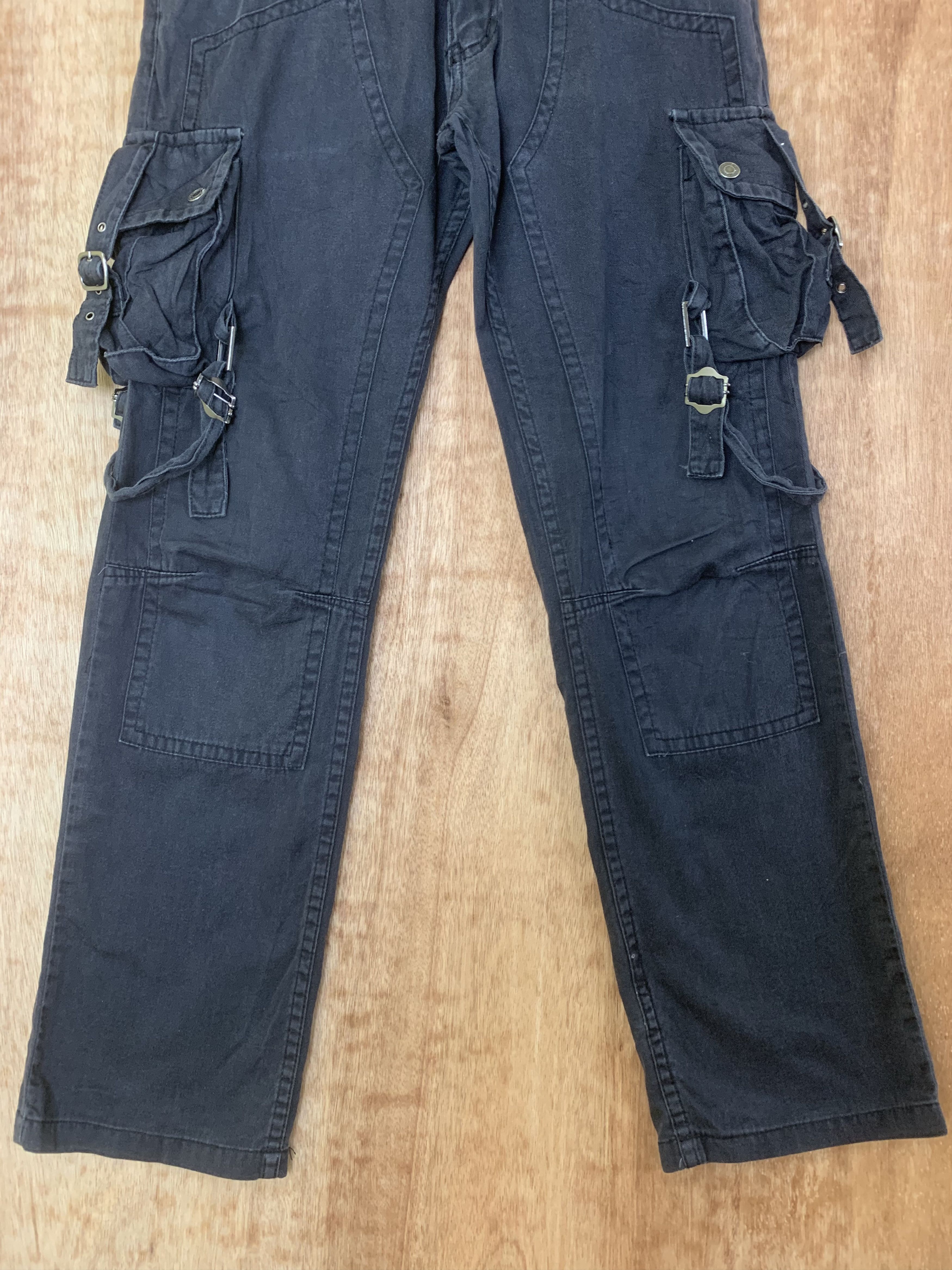 Japanese Brand Cargo Pants Double knee Bike Star Multipocket Seditionaries Size US 30 / EU 46 - 4 Thumbnail