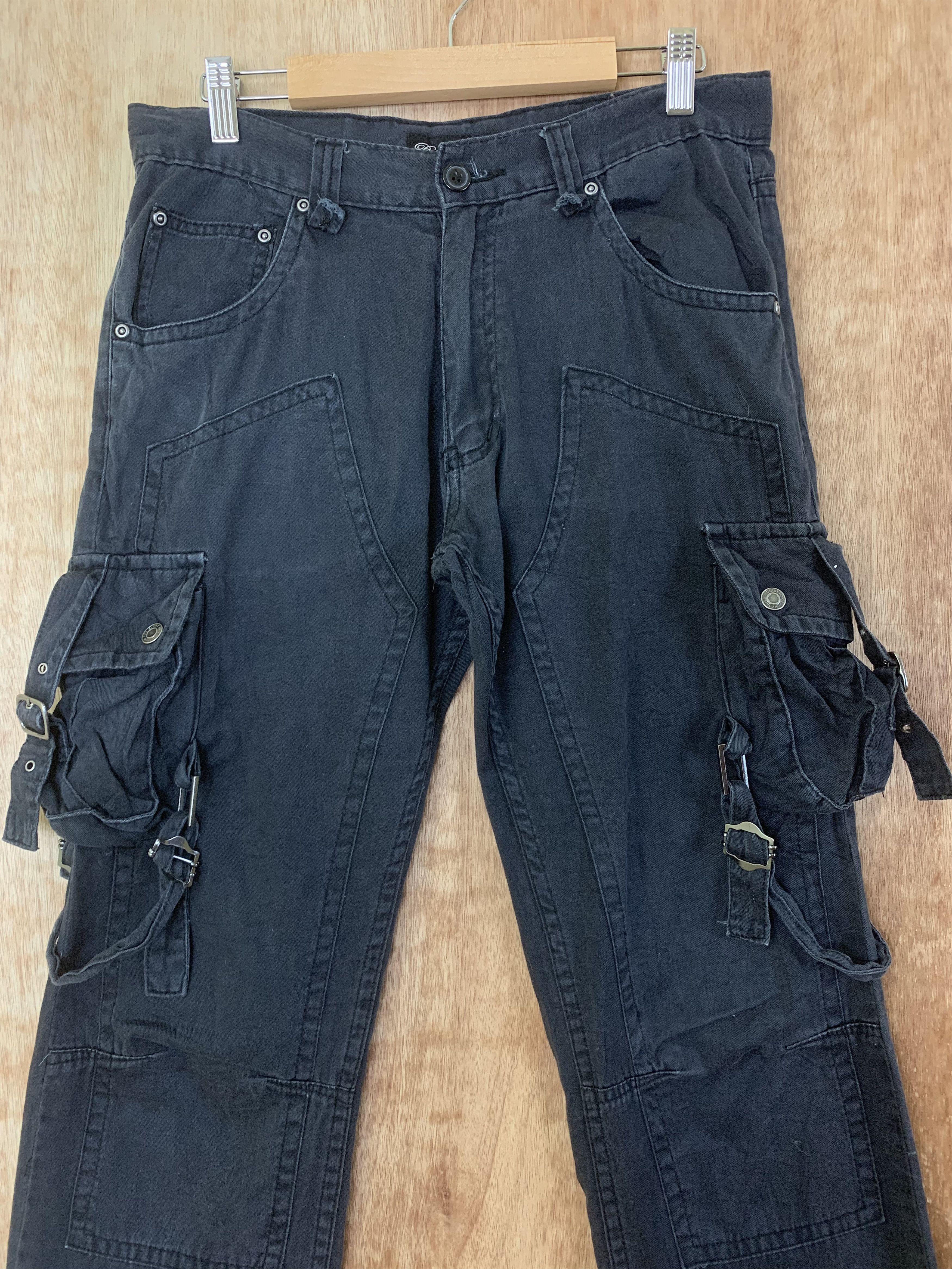 Japanese Brand Cargo Pants Double knee Bike Star Multipocket Seditionaries Size US 30 / EU 46 - 3 Thumbnail