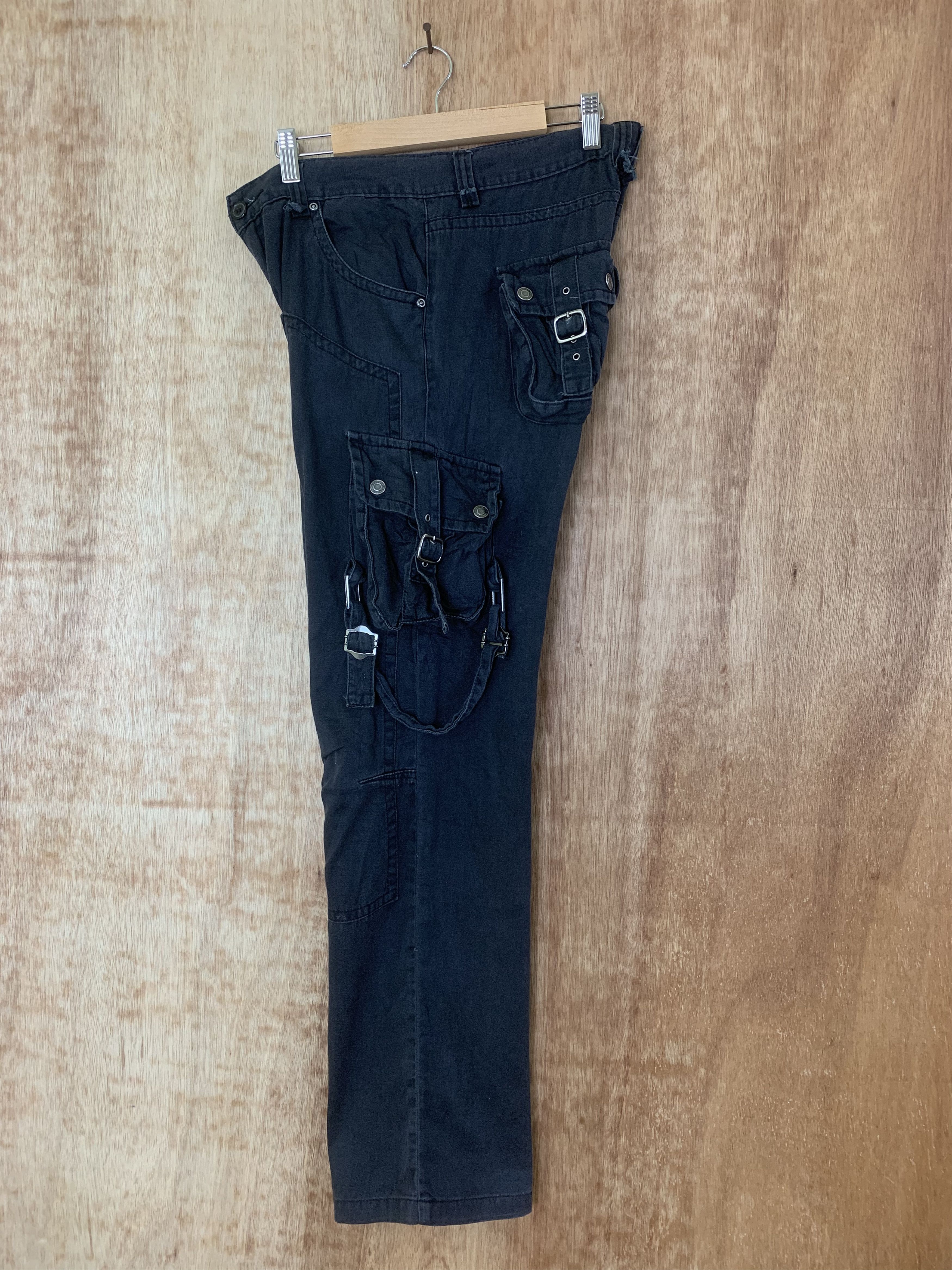 Japanese Brand Cargo Pants Double knee Bike Star Multipocket Seditionaries Size US 30 / EU 46 - 11 Thumbnail