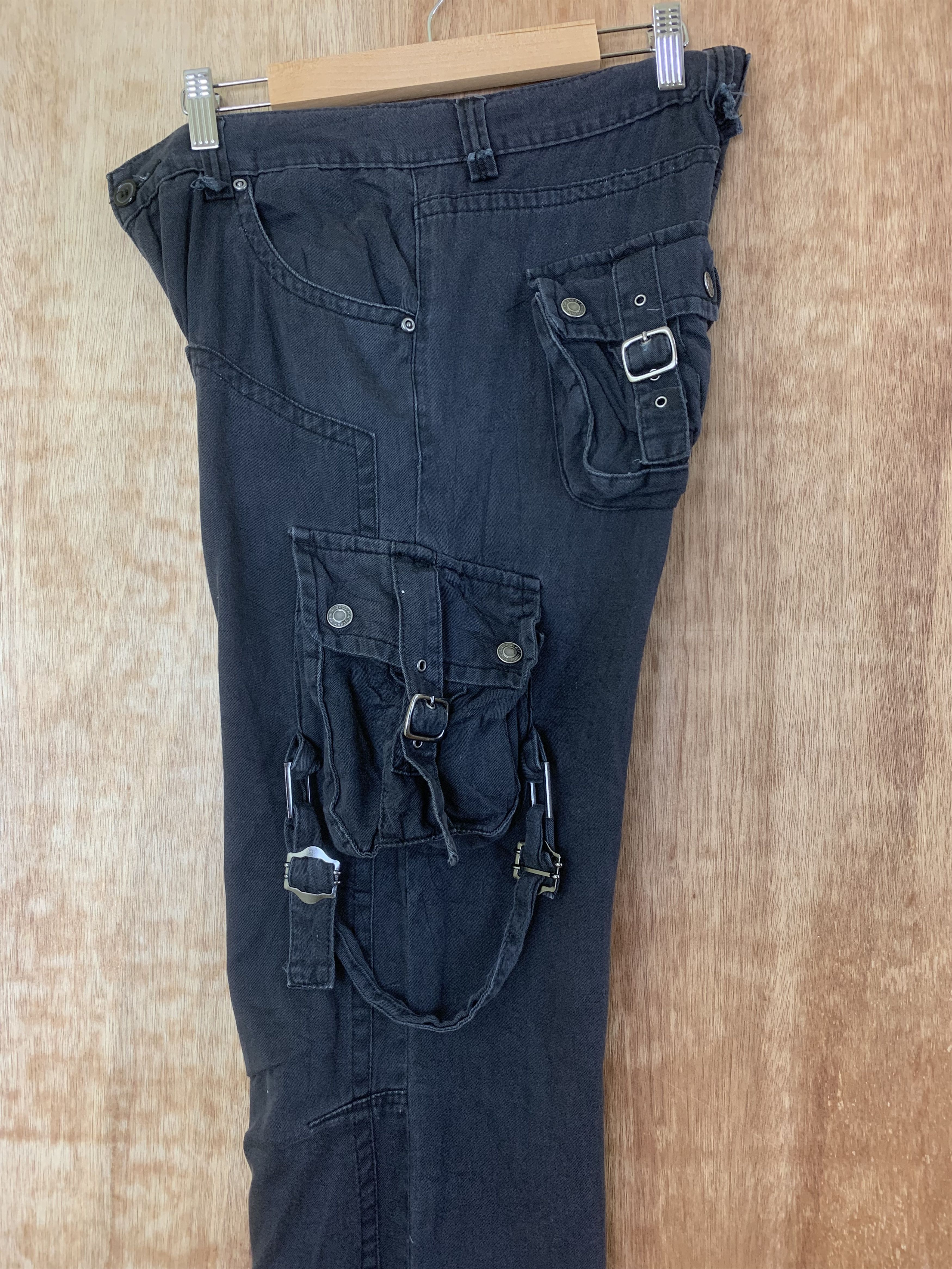 Japanese Brand Cargo Pants Double knee Bike Star Multipocket Seditionaries Size US 30 / EU 46 - 12 Thumbnail