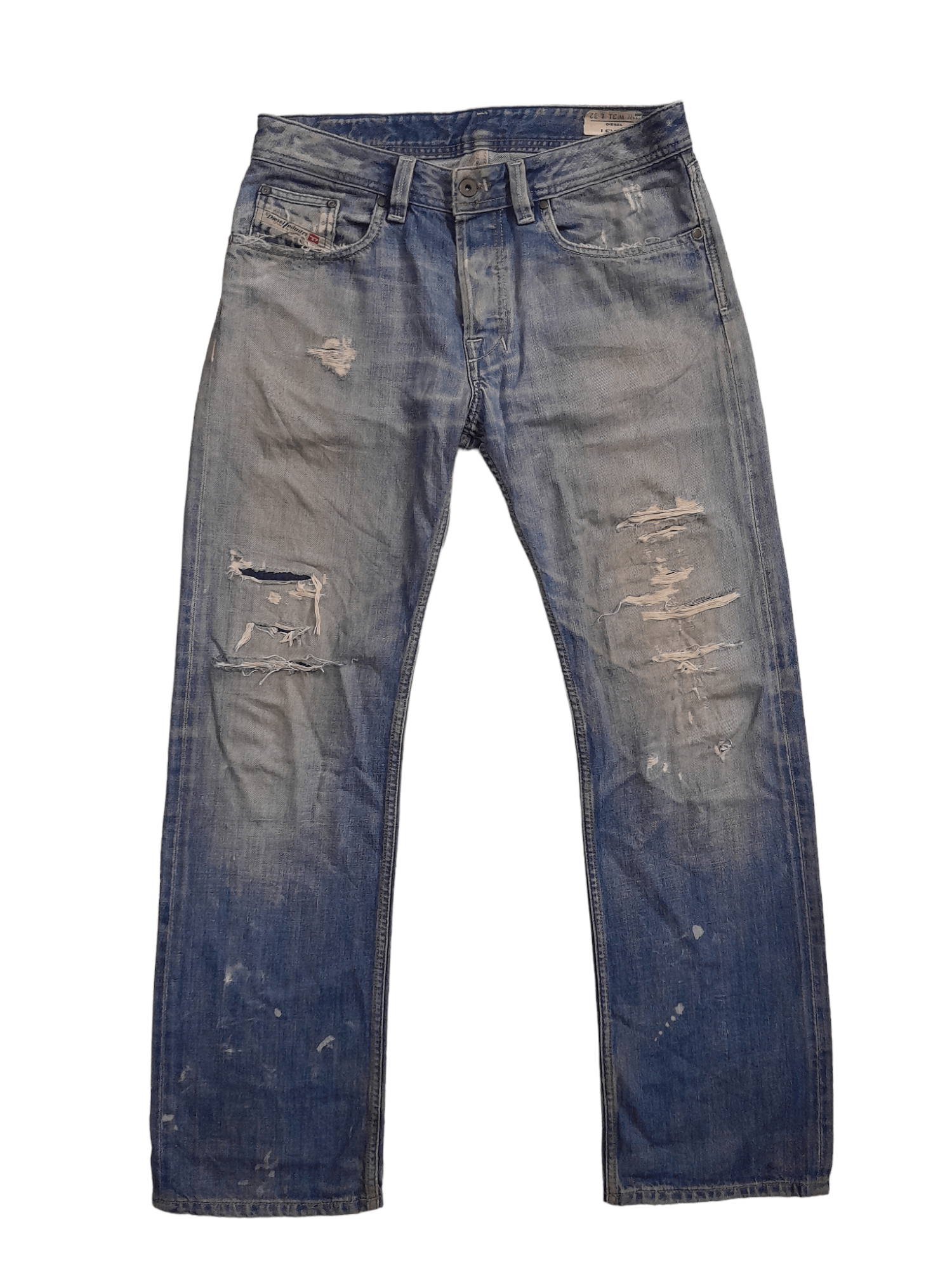 Diesel Diesel Levan Distressed Denim (E605) Size US 31 - 1 Thumbnail