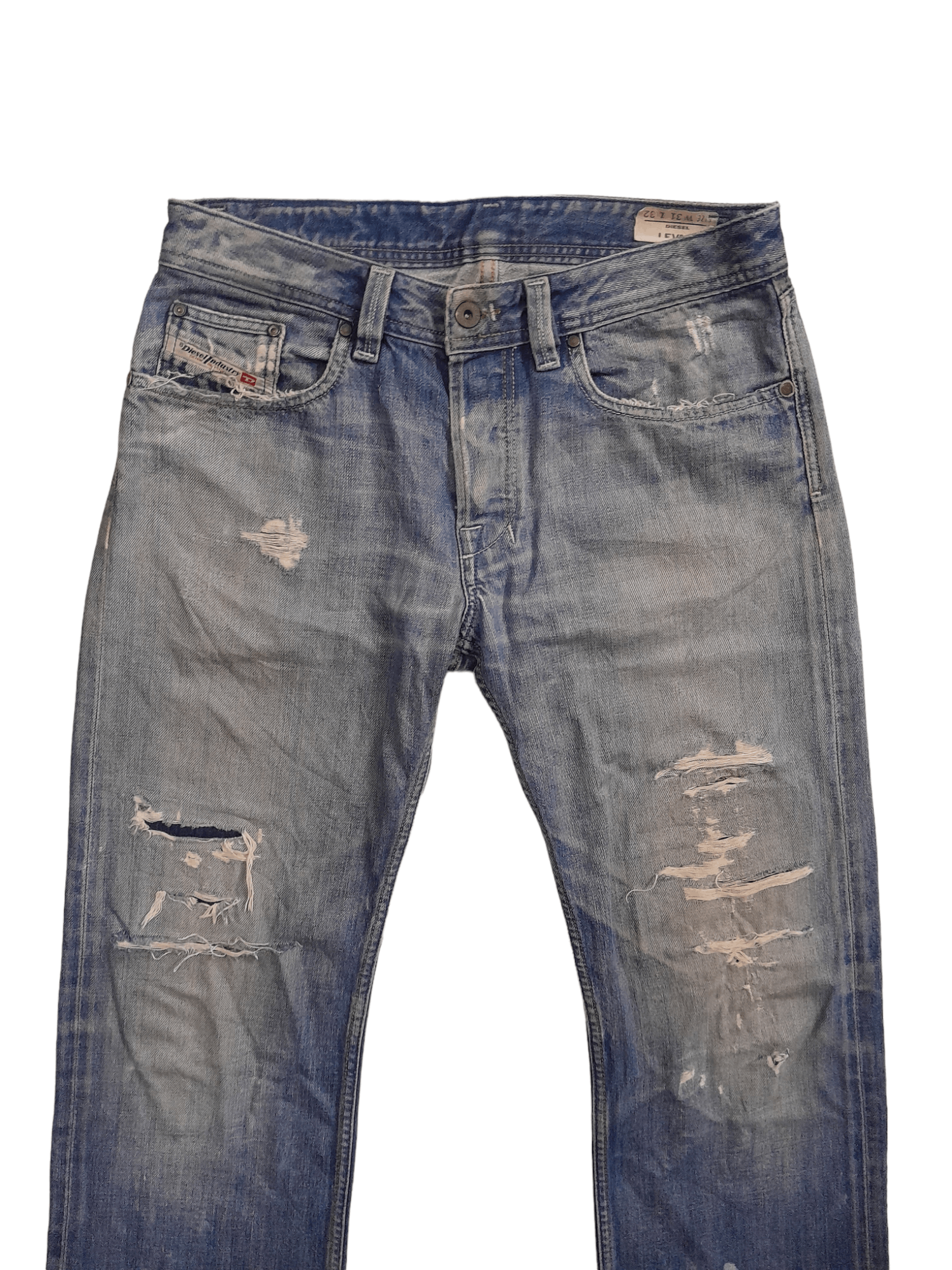 Diesel Diesel Levan Distressed Denim (E605) Size US 31 - 2 Thumbnail