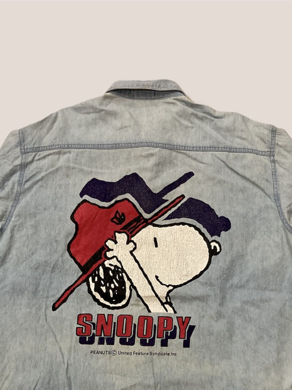 Cartoon Network Snoopy Peanuts Button Up Shirt Size US XL / EU 56 / 4 - 5 Thumbnail