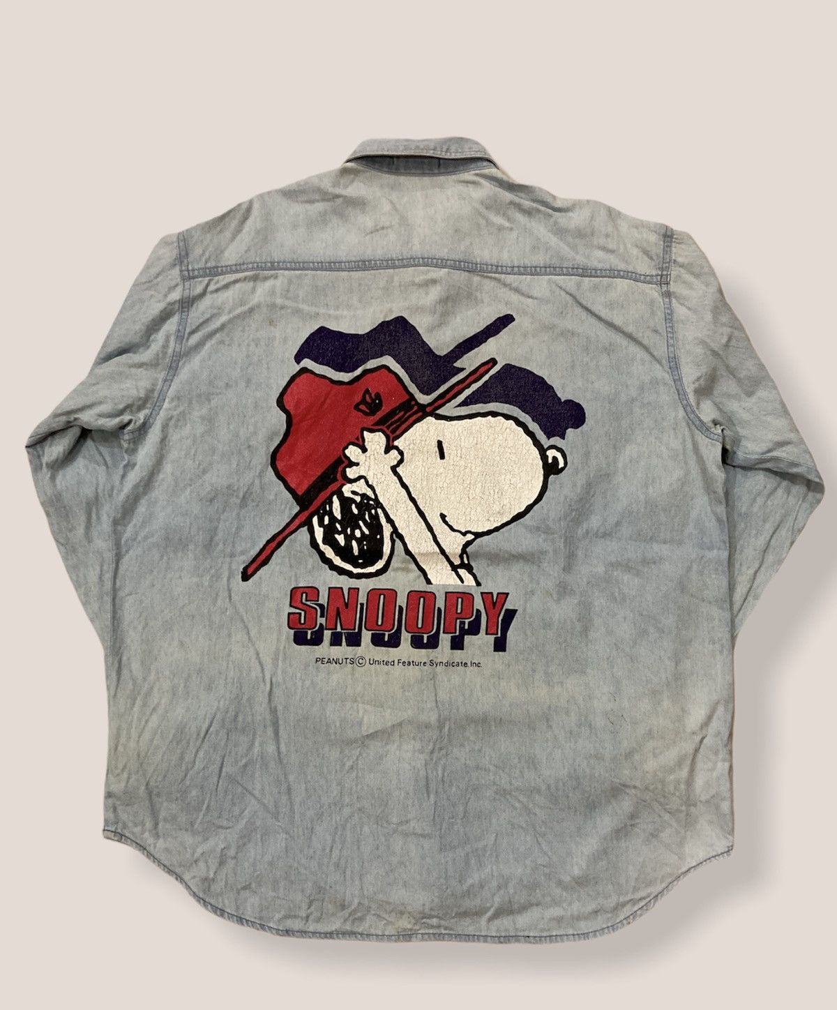 Cartoon Network Snoopy Peanuts Button Up Shirt Size US XL / EU 56 / 4 - 4 Thumbnail