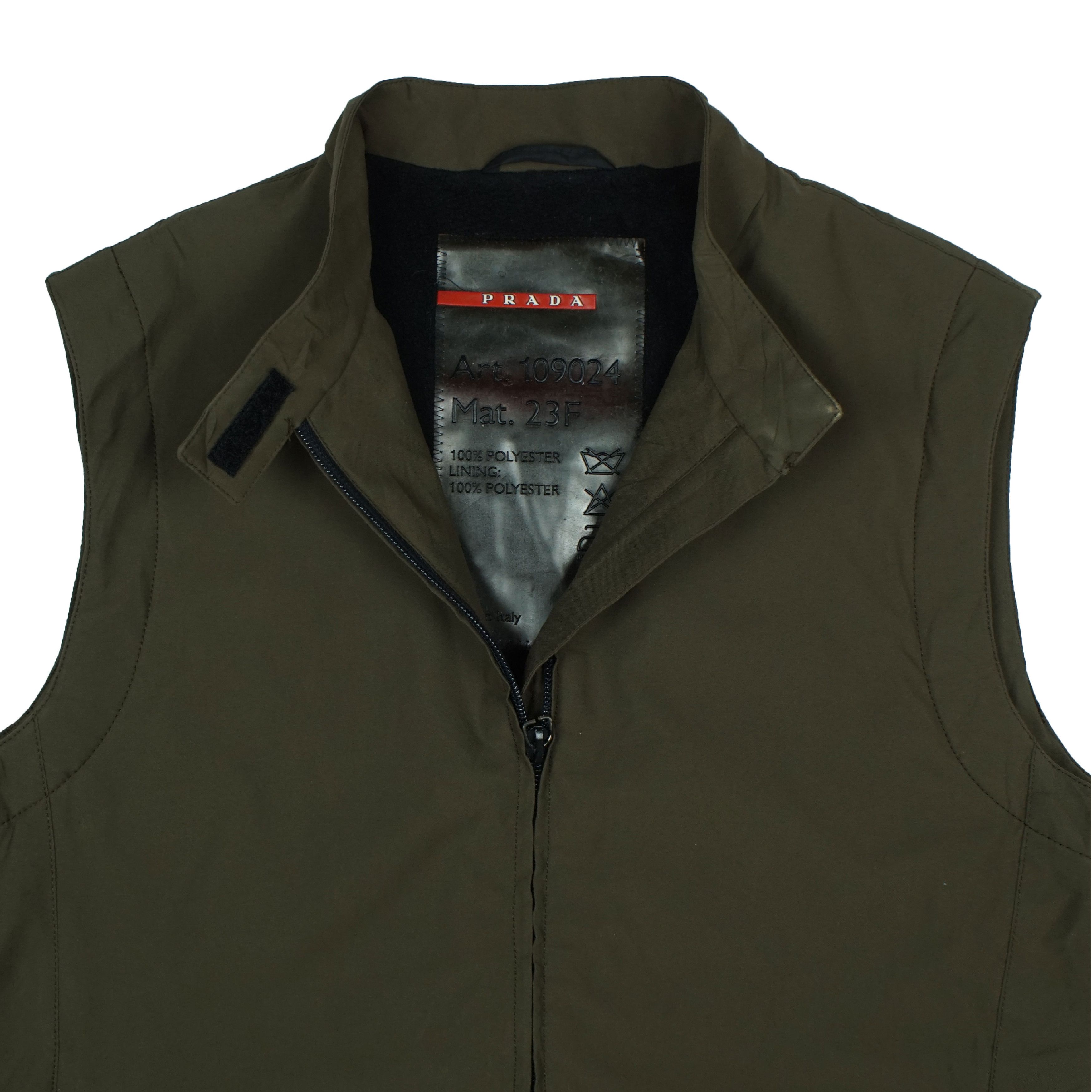 Prada Prada Brown Nylon Vest Size M / US 6-8 / IT 42-44 - 2 Thumbnail