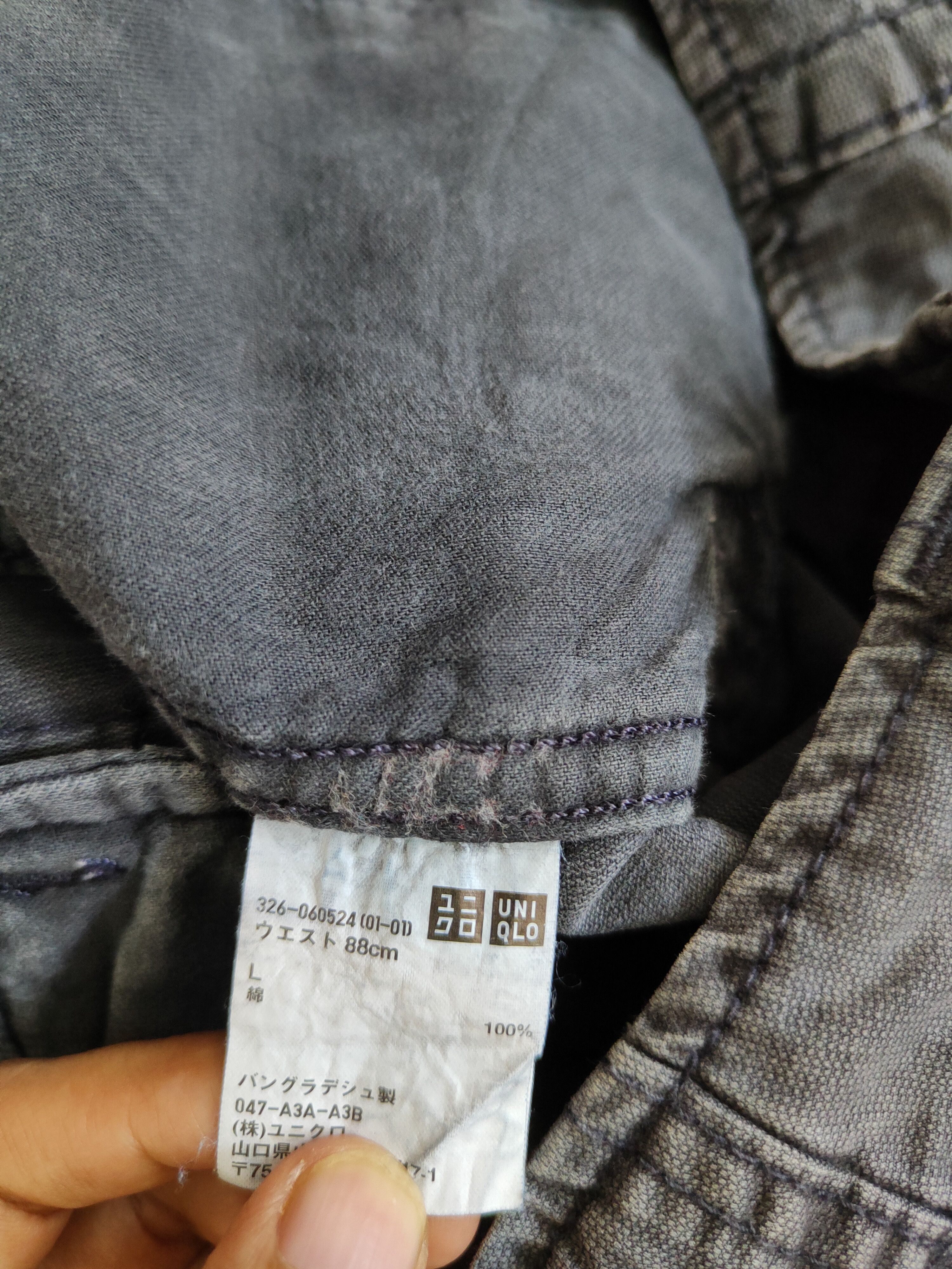 Japanese Brand × Vintage Uniqlo Dark Blue Multi Pocket Tactical Cargo Pants #5291 Size US 35 - 13 Thumbnail