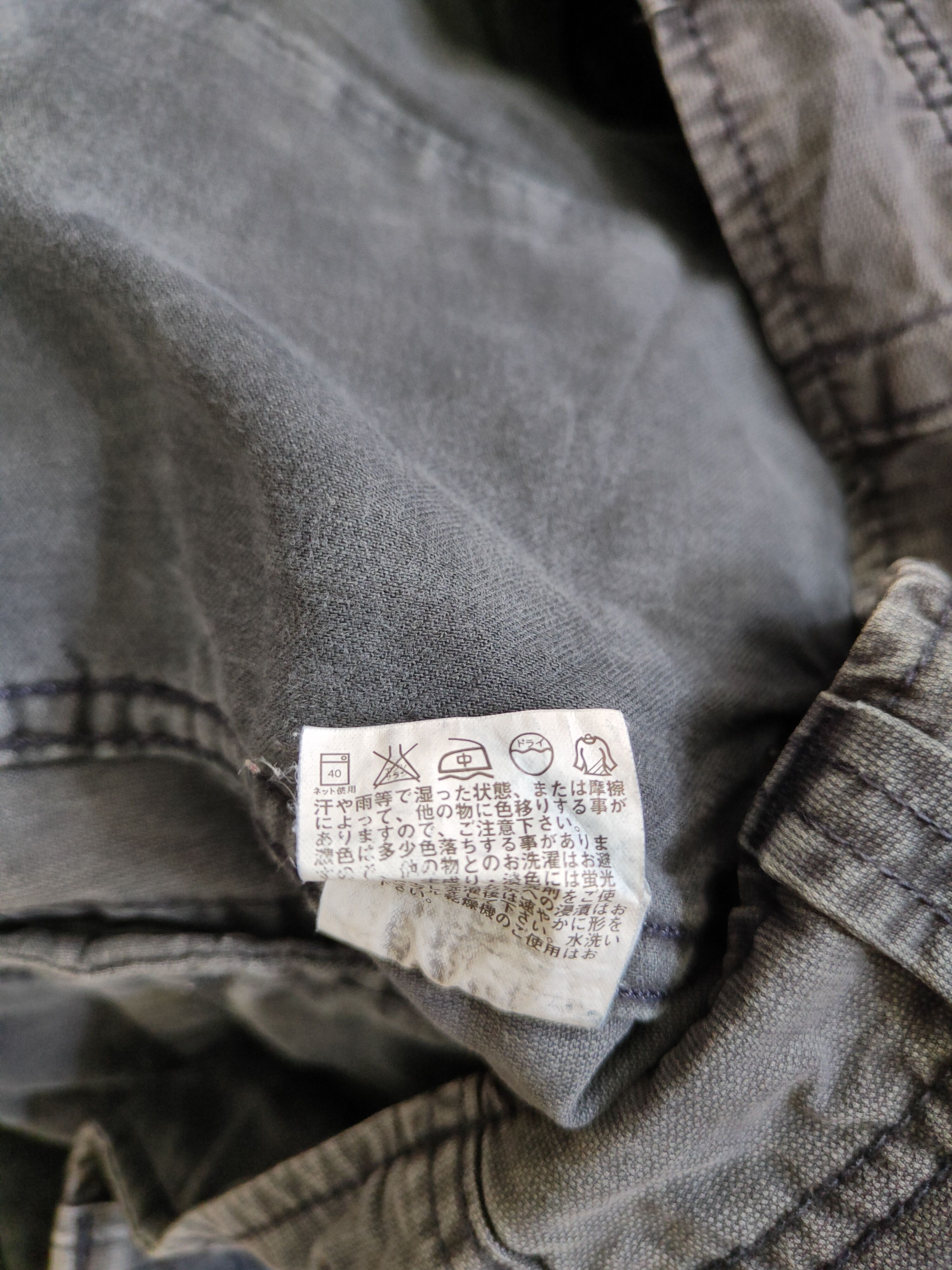 Japanese Brand × Vintage Uniqlo Dark Blue Multi Pocket Tactical Cargo Pants #5291 Size US 35 - 12 Thumbnail