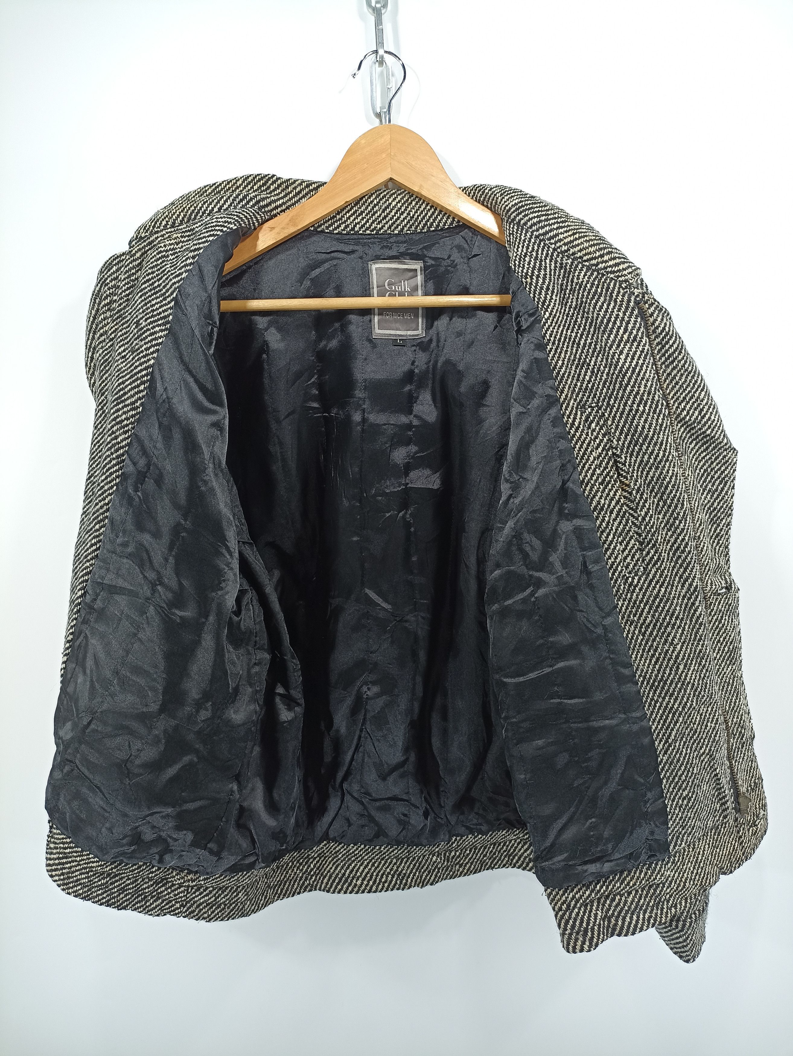 Japanese Brand × Vintage Vintage Gulk Club Thick Wool Bomber Jacket Size US M / EU 48-50 / 2 - 4 Thumbnail