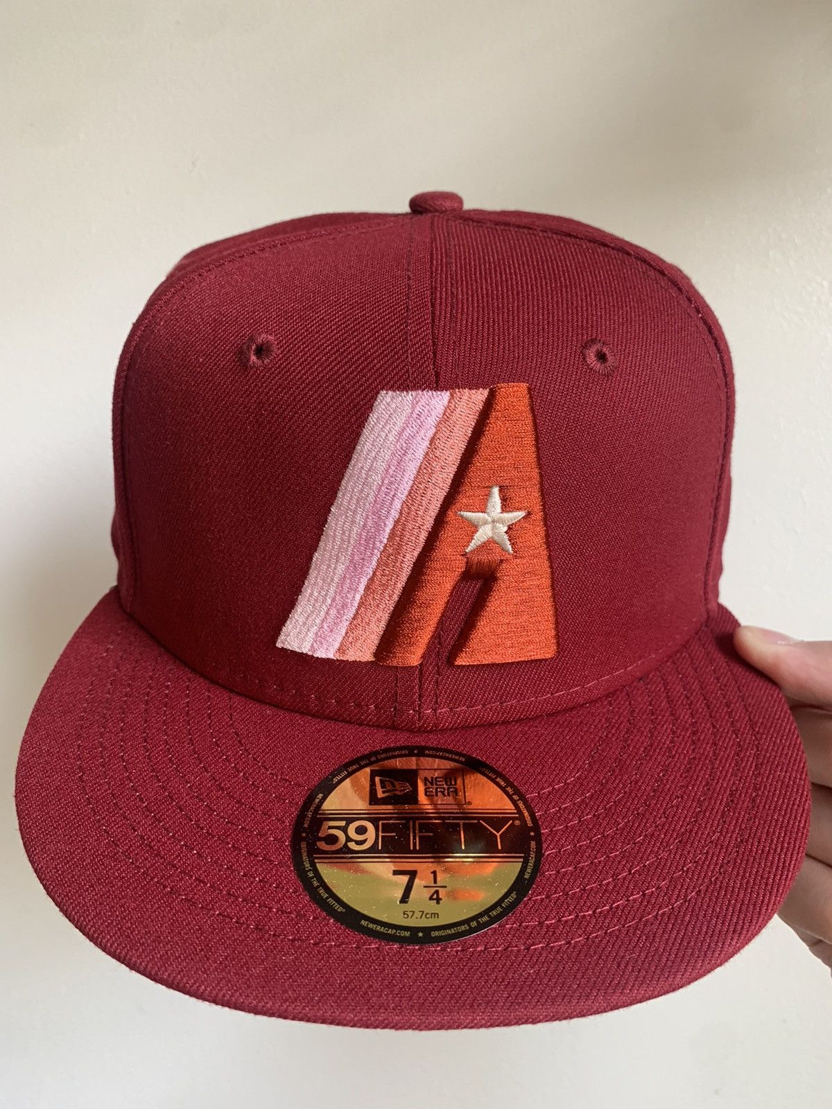 Hat Club Hat Club Red Velvet Houston Astros Concept Patch - 7 1/4