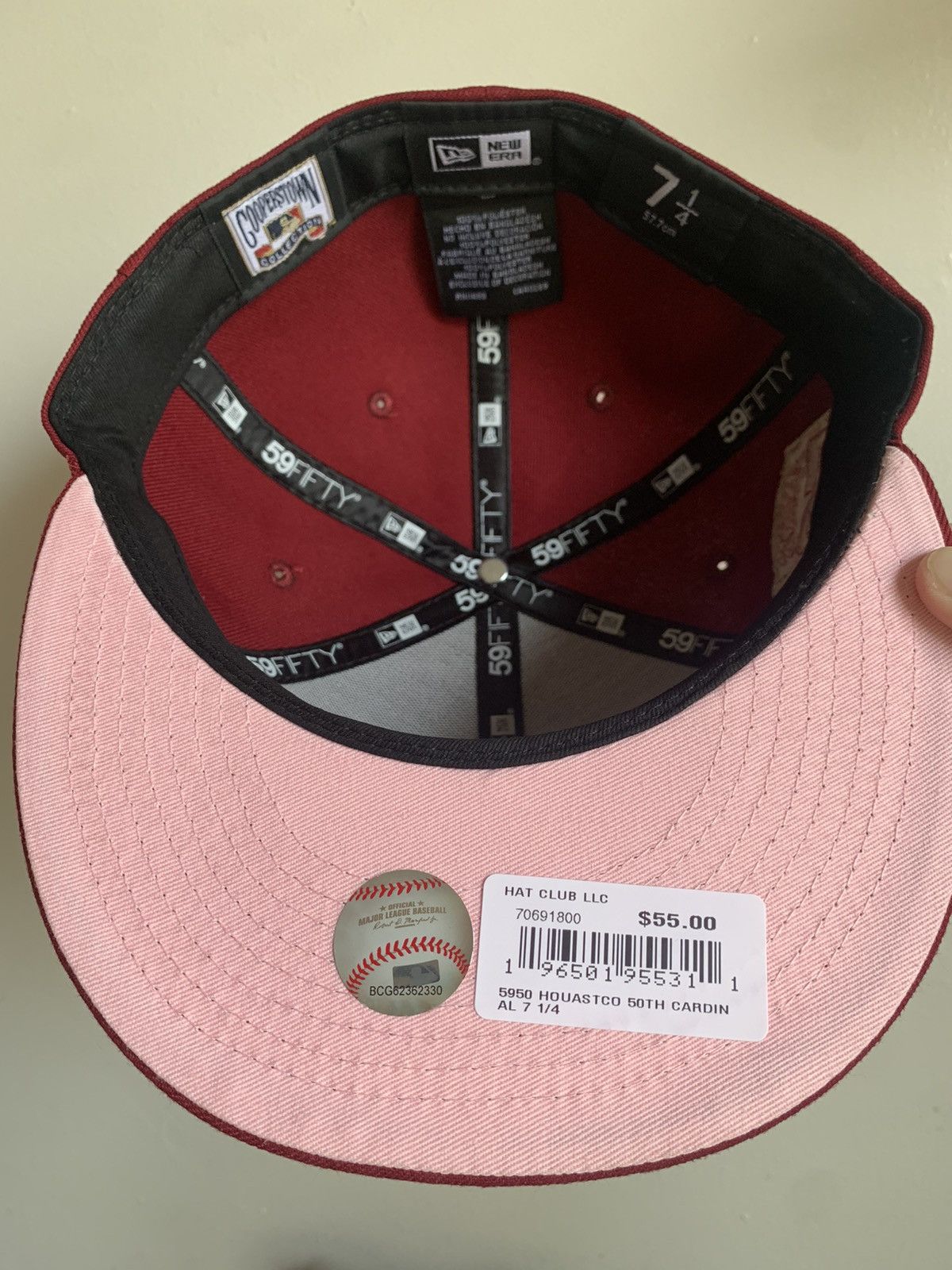 Hat Club Hat Club Red Velvet Houston Astros Concept Patch - 7 1/4 Size ONE SIZE - 4 Thumbnail