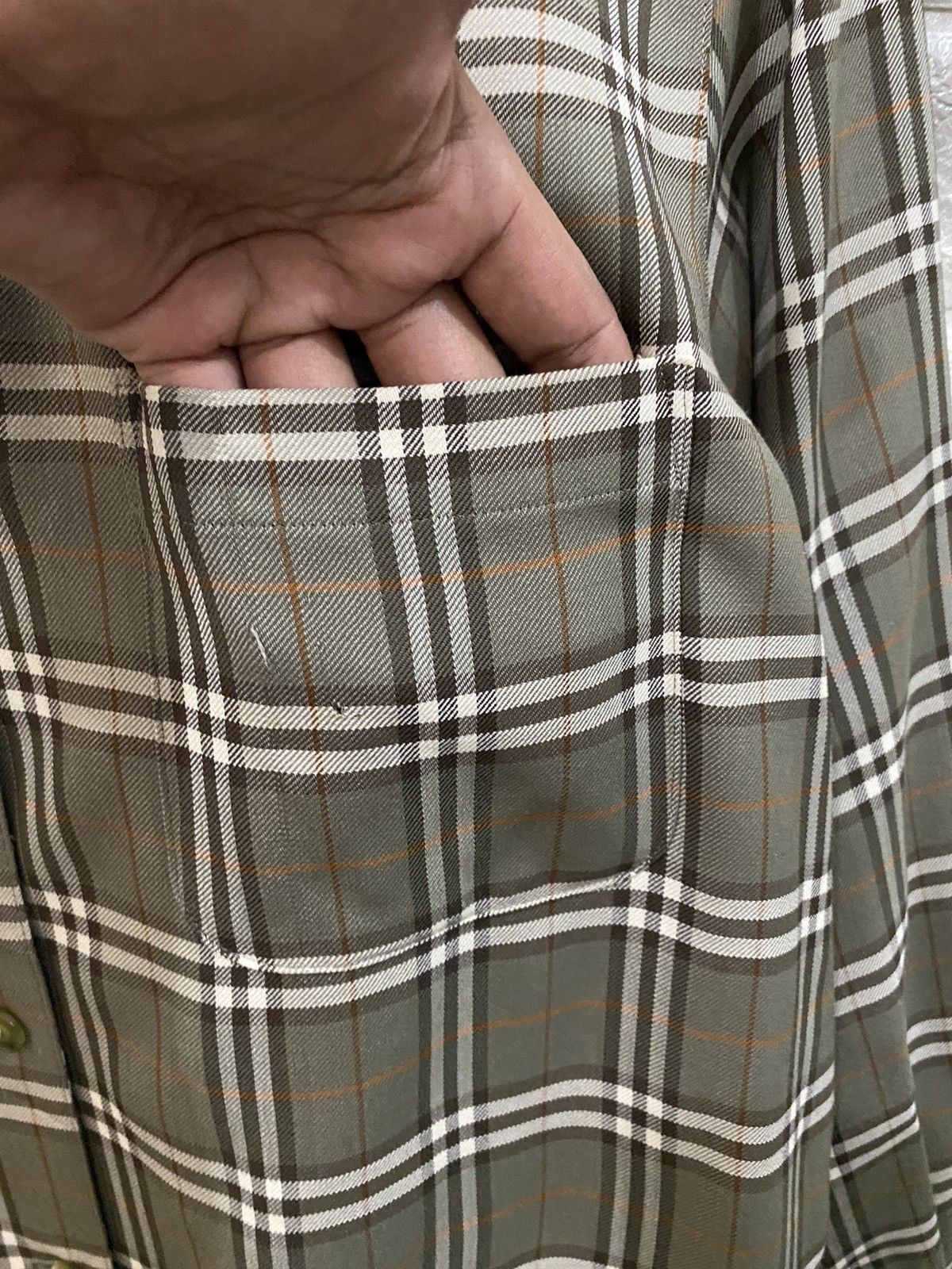 Burberry × Vintage Vintage Burberrys Beige Novacheck Button Size M / US 6-8 / IT 42-44 - 5 Thumbnail