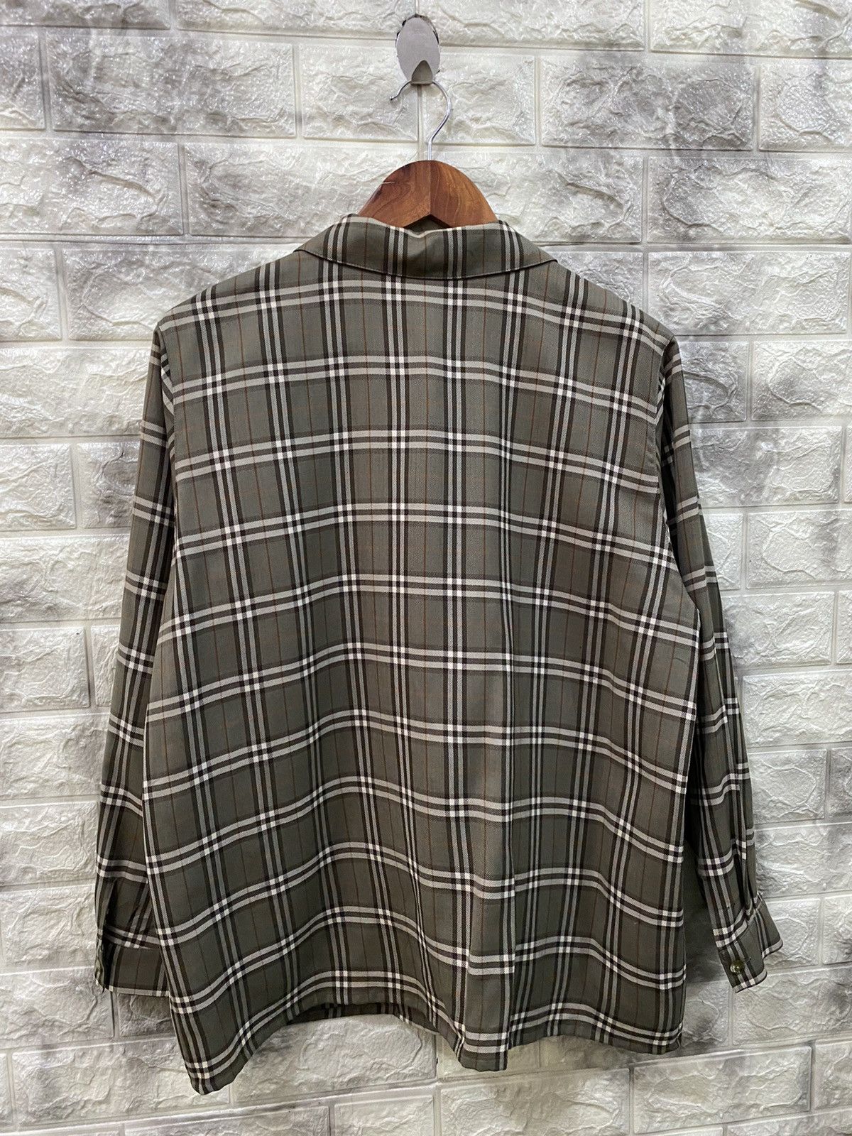 Burberry × Vintage Vintage Burberrys Beige Novacheck Button Size M / US 6-8 / IT 42-44 - 6 Thumbnail