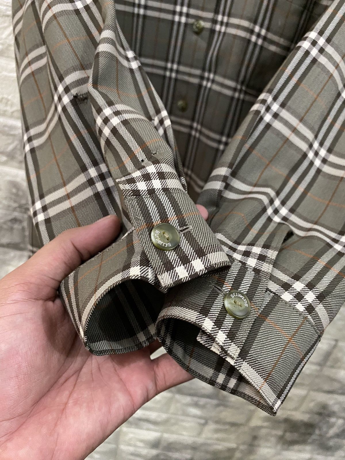 Burberry × Vintage Vintage Burberrys Beige Novacheck Button Size M / US 6-8 / IT 42-44 - 8 Thumbnail