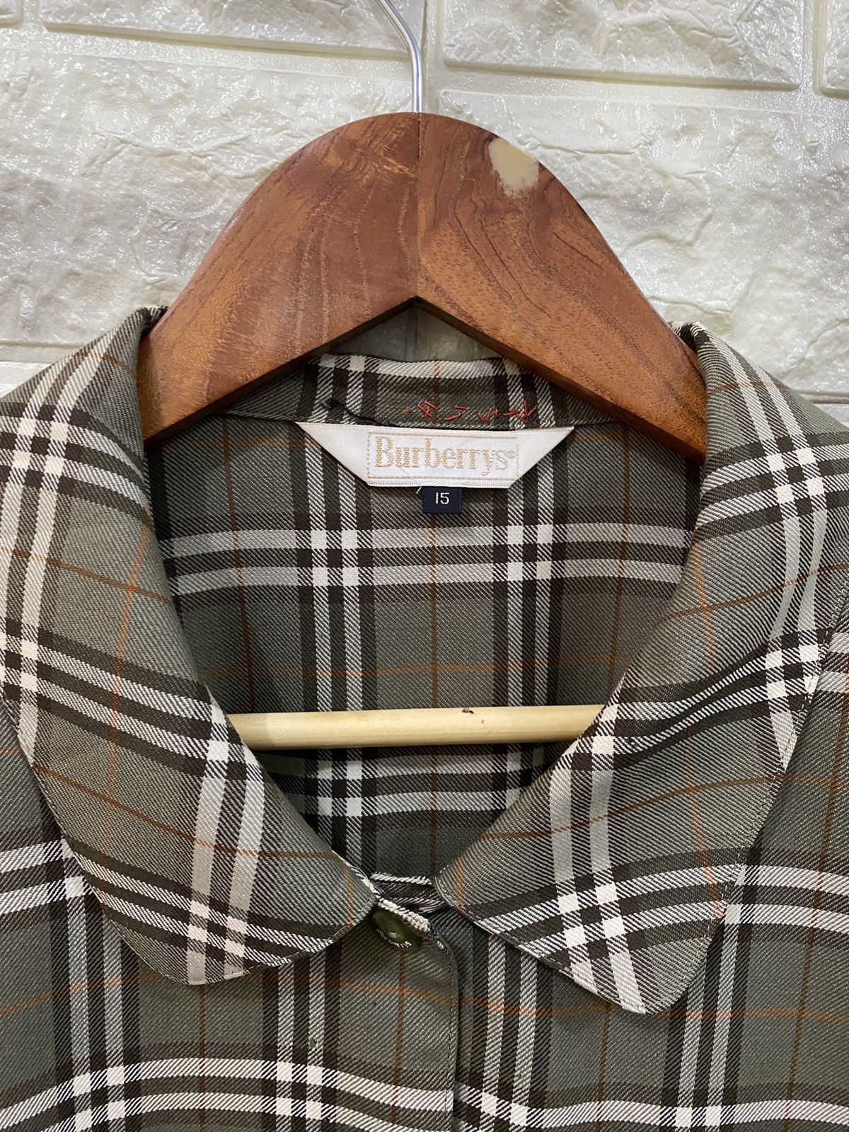 Burberry × Vintage Vintage Burberrys Beige Novacheck Button Size M / US 6-8 / IT 42-44 - 4 Thumbnail