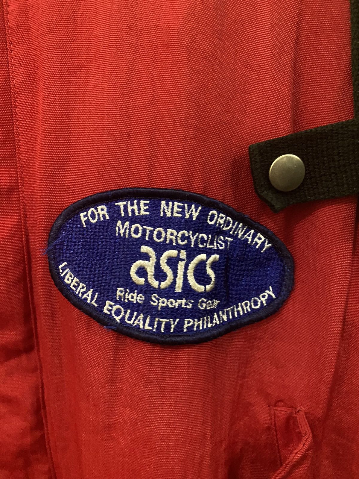 Asics × Vintage Vintage Asics Motorcyclist Jacket Nice Style Size US M / EU 48-50 / 2 - 6 Thumbnail