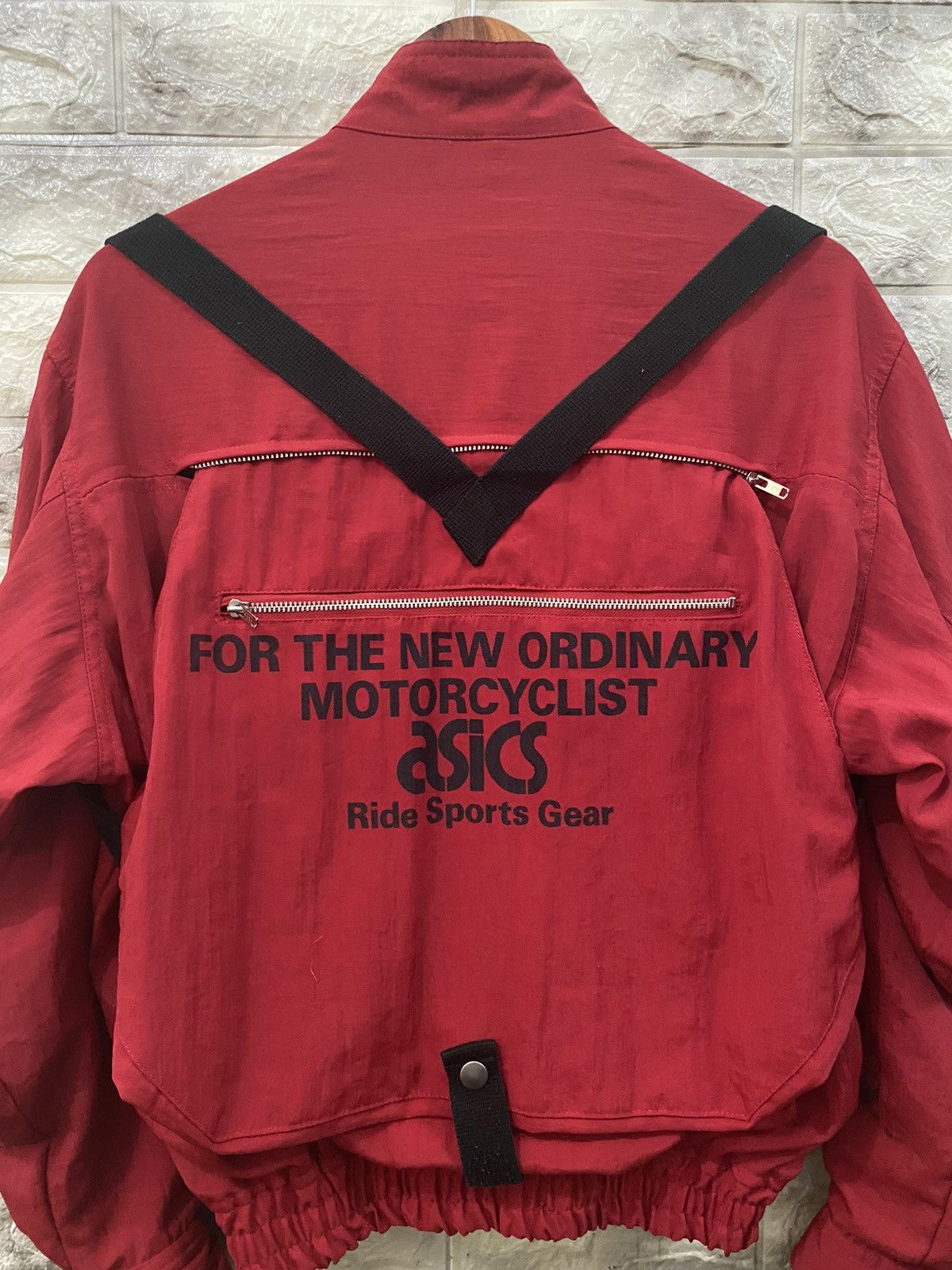 Asics × Vintage Vintage Asics Motorcyclist Jacket Nice Style Size US M / EU 48-50 / 2 - 5 Thumbnail