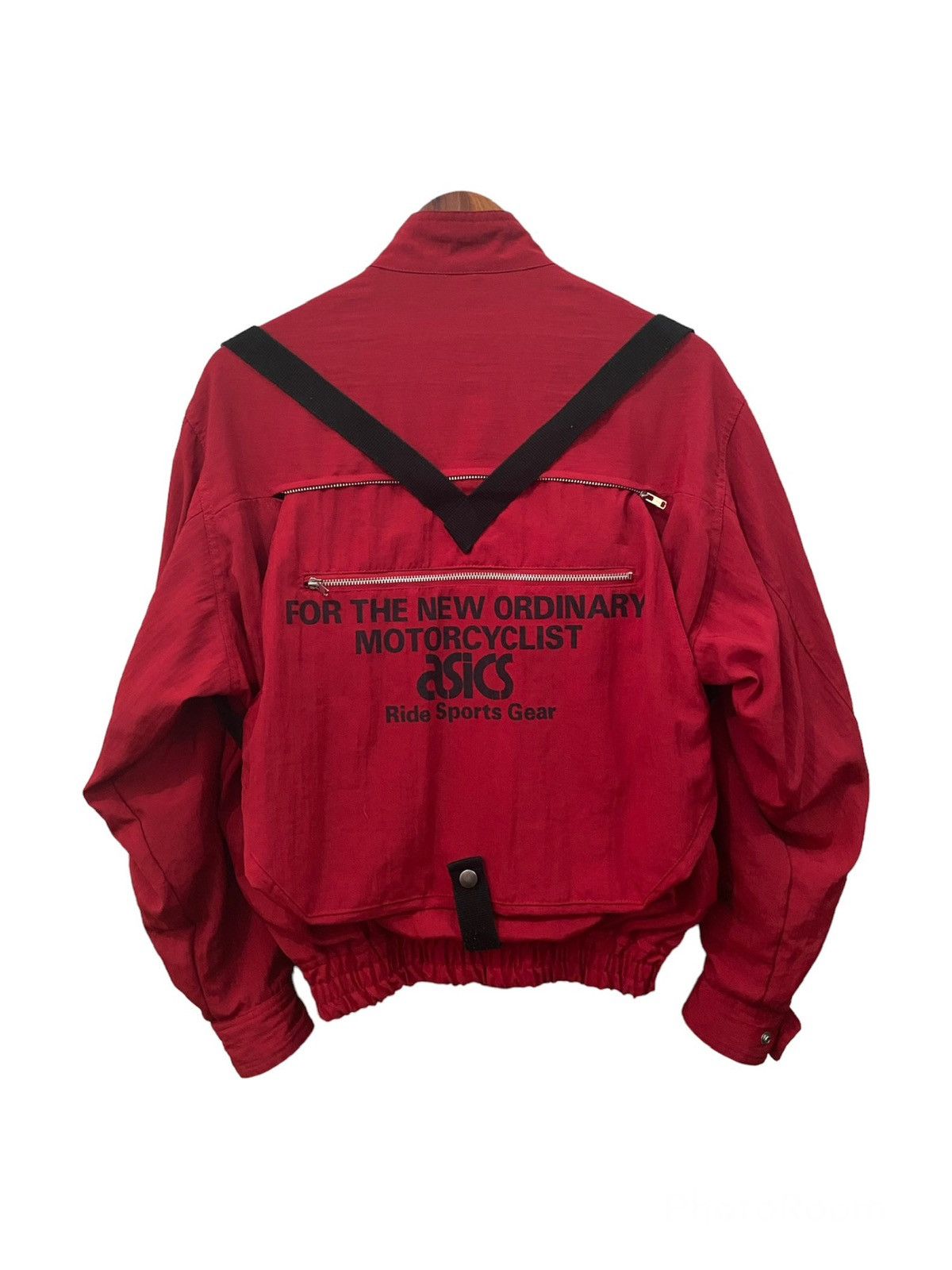 Asics × Vintage Vintage Asics Motorcyclist Jacket Nice Style Size US M / EU 48-50 / 2 - 1 Thumbnail
