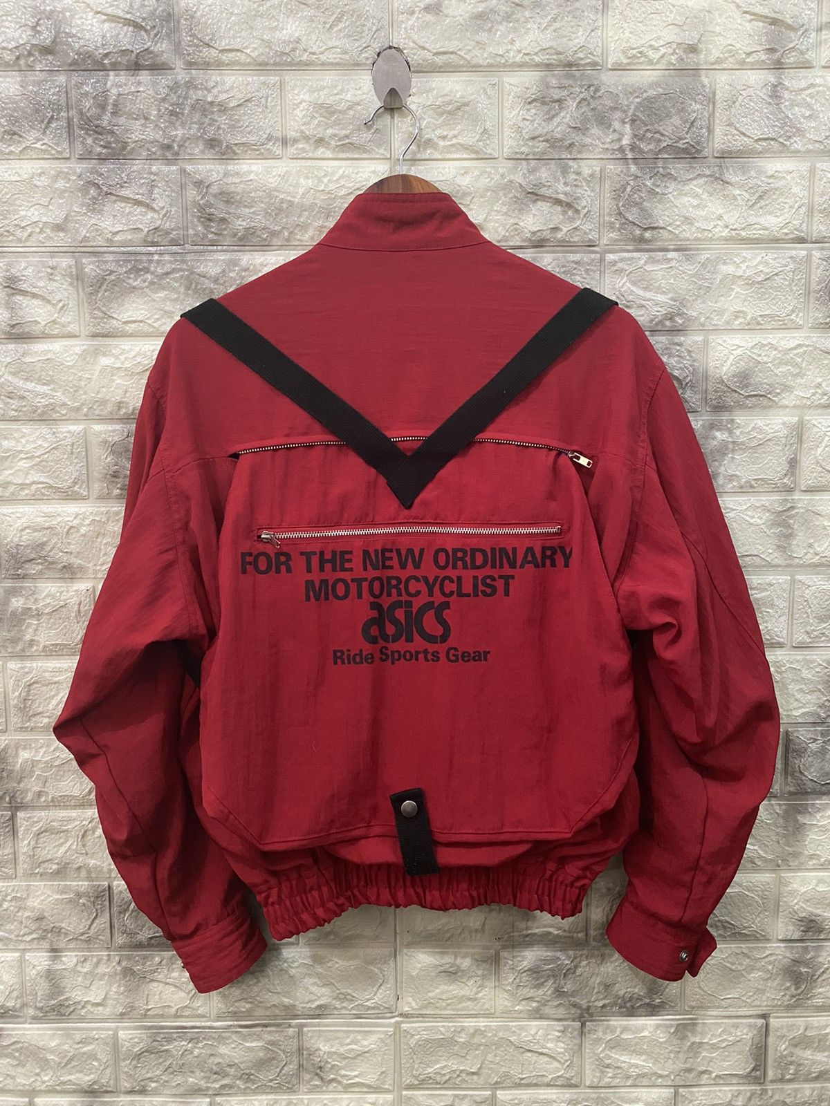 Asics × Vintage Vintage Asics Motorcyclist Jacket Nice Style Size US M / EU 48-50 / 2 - 4 Thumbnail