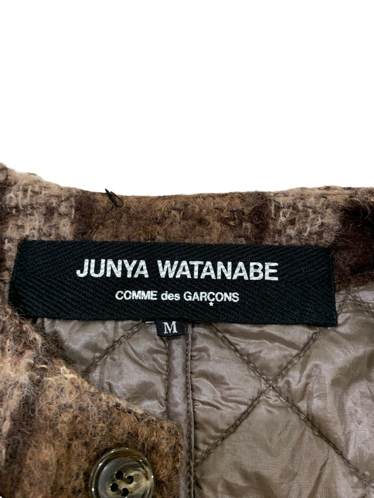 Comme des Garcons 🔥JUNYA WATANABE CDG F/W 05 MOHAIR WOOL TARTANS JACKET Size M / US 6-8 / IT 42-44 - 7 Thumbnail