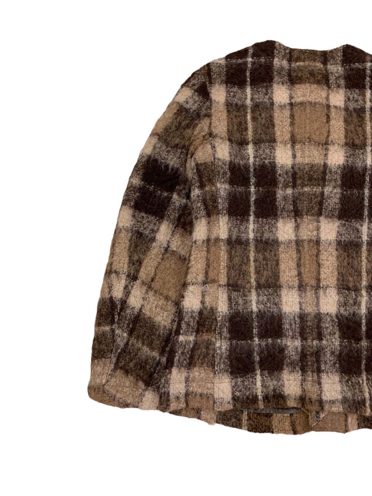 Comme des Garcons 🔥JUNYA WATANABE CDG F/W 05 MOHAIR WOOL TARTANS JACKET Size M / US 6-8 / IT 42-44 - 9 Thumbnail
