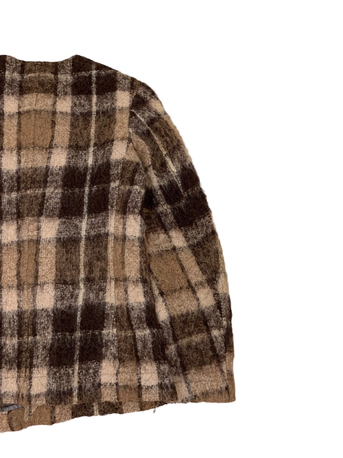 Comme des Garcons 🔥JUNYA WATANABE CDG F/W 05 MOHAIR WOOL TARTANS JACKET Size M / US 6-8 / IT 42-44 - 10 Thumbnail