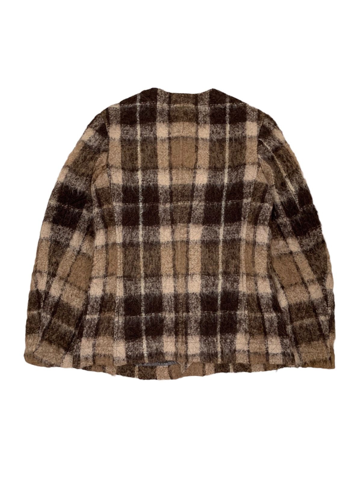 Comme des Garcons 🔥JUNYA WATANABE CDG F/W 05 MOHAIR WOOL TARTANS JACKET Size M / US 6-8 / IT 42-44 - 8 Thumbnail