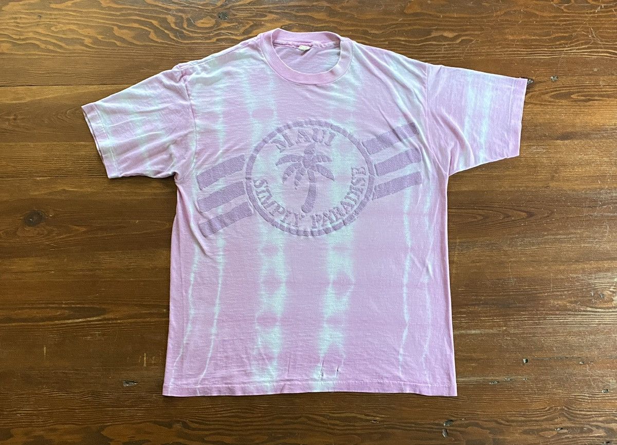 Vintage Vintage 80’s Maui Tie Dye Distressed Single Stitch Thin Tee Size US L / EU 52-54 / 3 - 1 Thumbnail