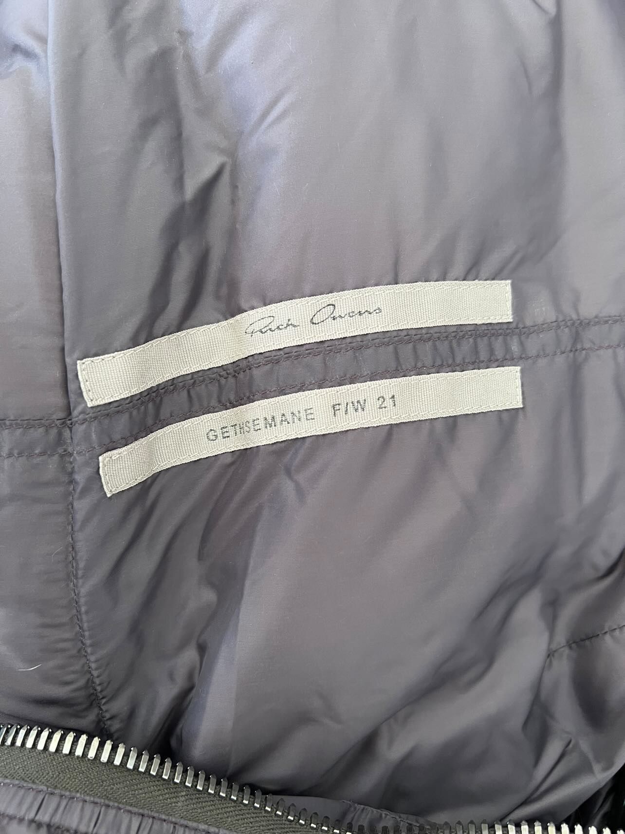 Rick Owens 💥AW 21💥 Rick Owens Babel Cropped Funnel Neck Down Jacket Size M / US 6-8 / IT 42-44 - 13 Thumbnail