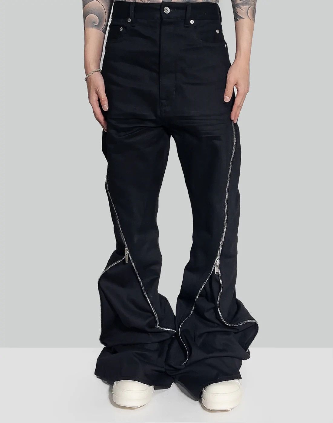 Rick Owens Banana Cut Bolan Denim Size US 30 / EU 46 - 5 Thumbnail