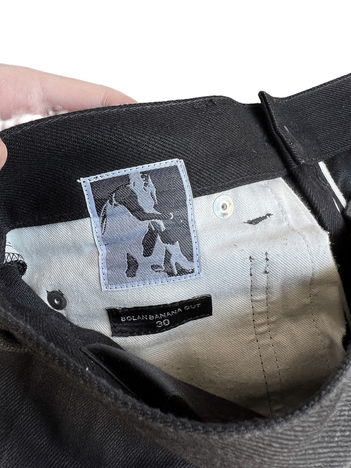 Rick Owens Banana Cut Bolan Denim Size US 30 / EU 46 - 7 Thumbnail