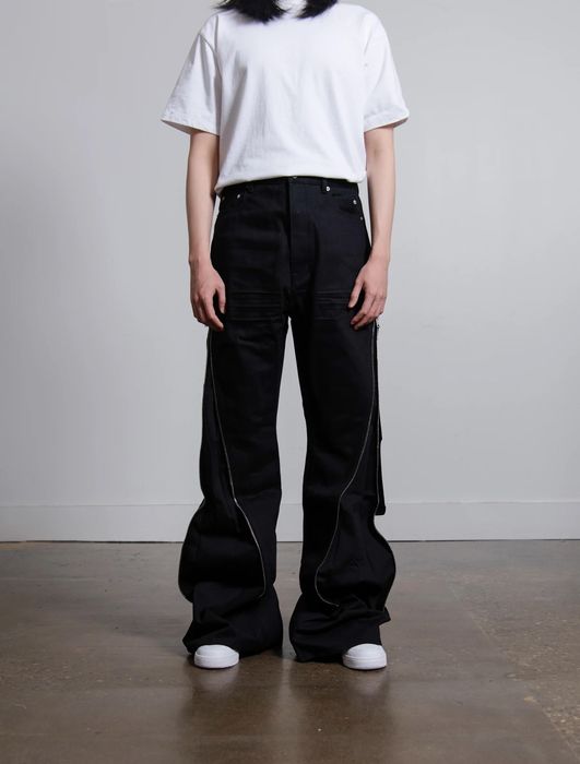 Rick Owens Banana Cut Bolan Denim | Grailed