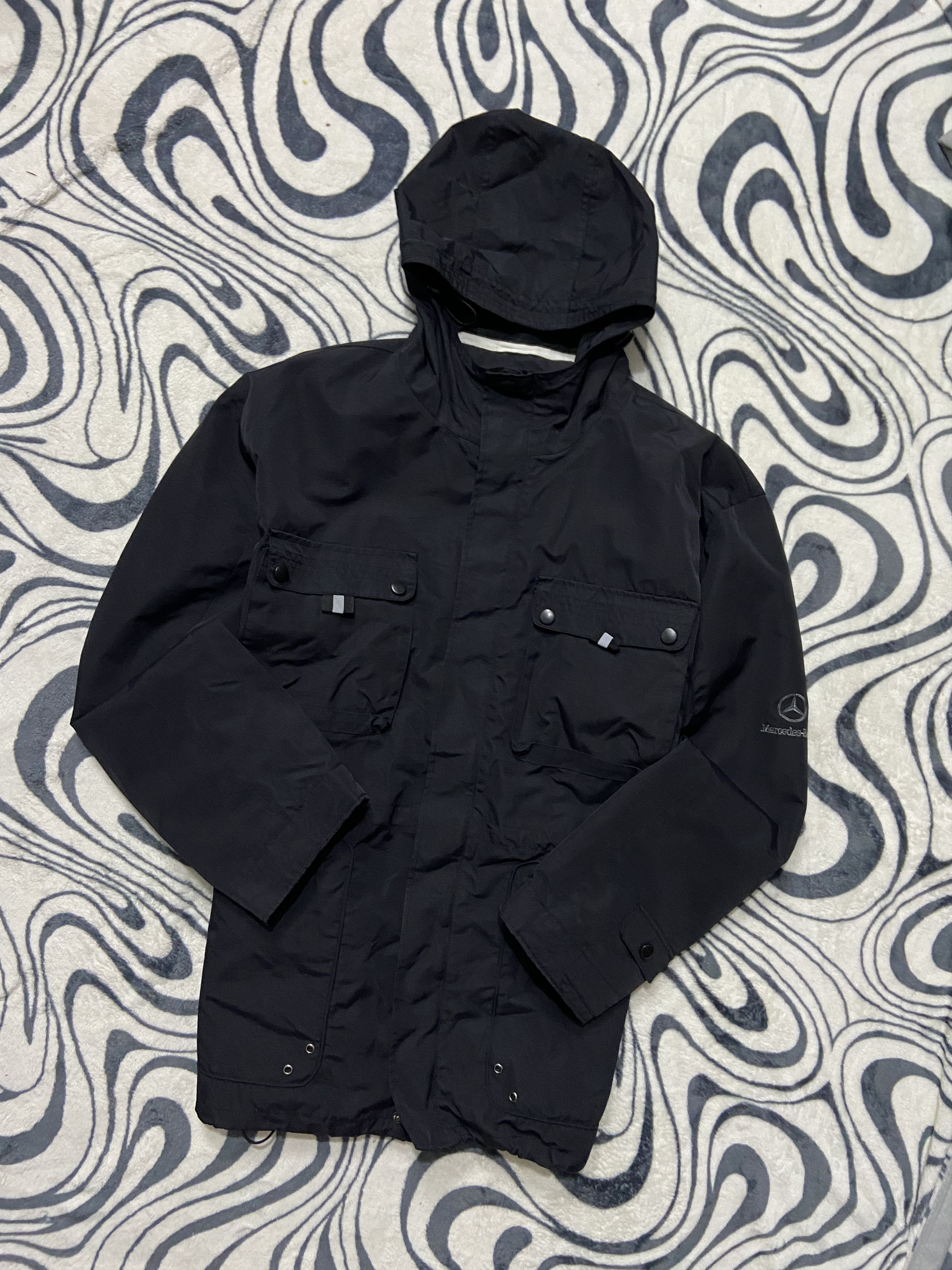 Mercedes-Benz Mercedes Benz Vintage Mens Waterproof Jacket Size US XL / EU 56 / 4 - 1 Thumbnail