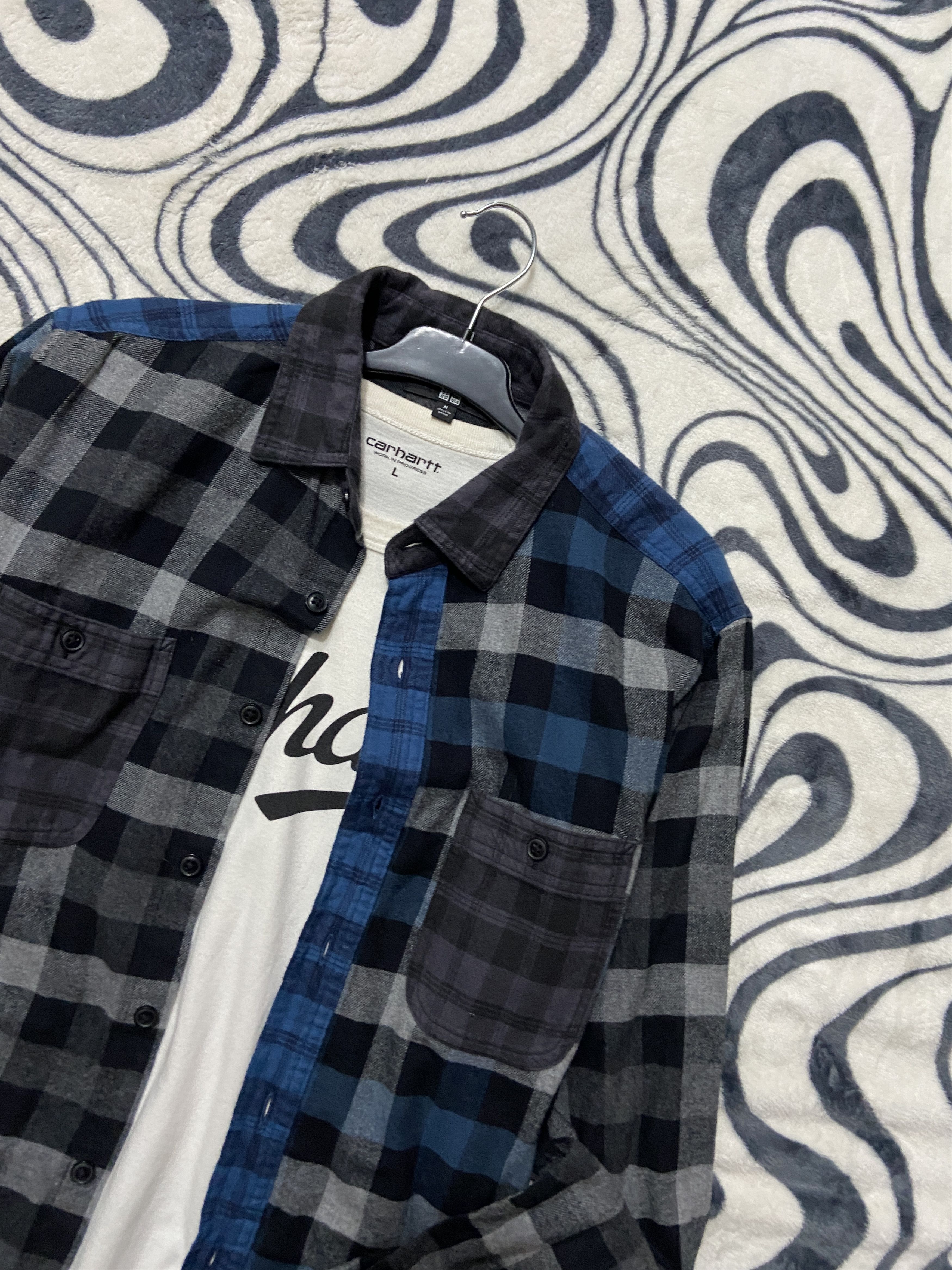 Flannel Vintage UNIQLO Flannel Plaid Shirt Travis style Size US XL / EU 56 / 4 - 2 Thumbnail