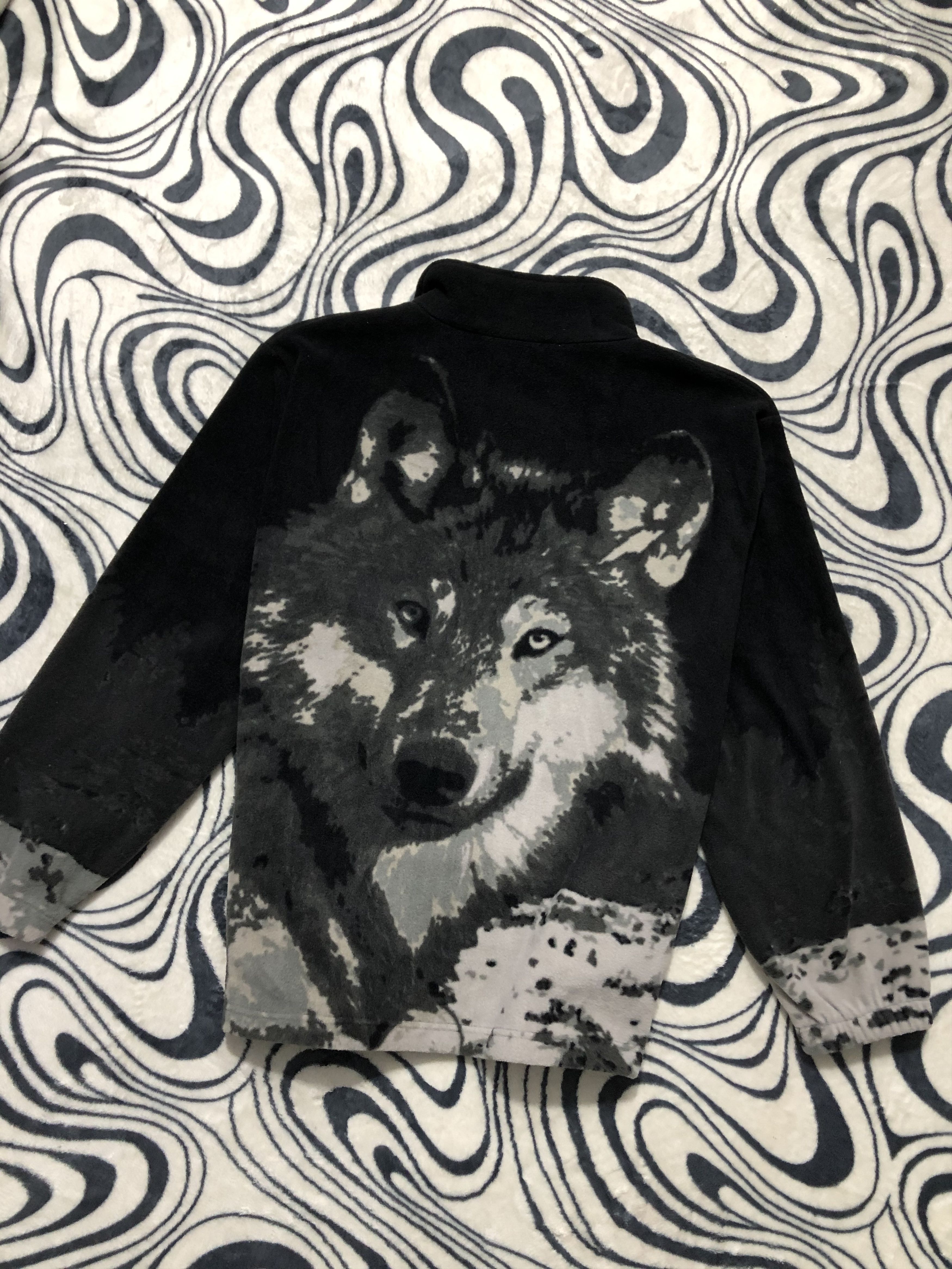 Vintage Vintage WOLF Fleece Jacket Size US L / EU 52-54 / 3 - 6 Thumbnail