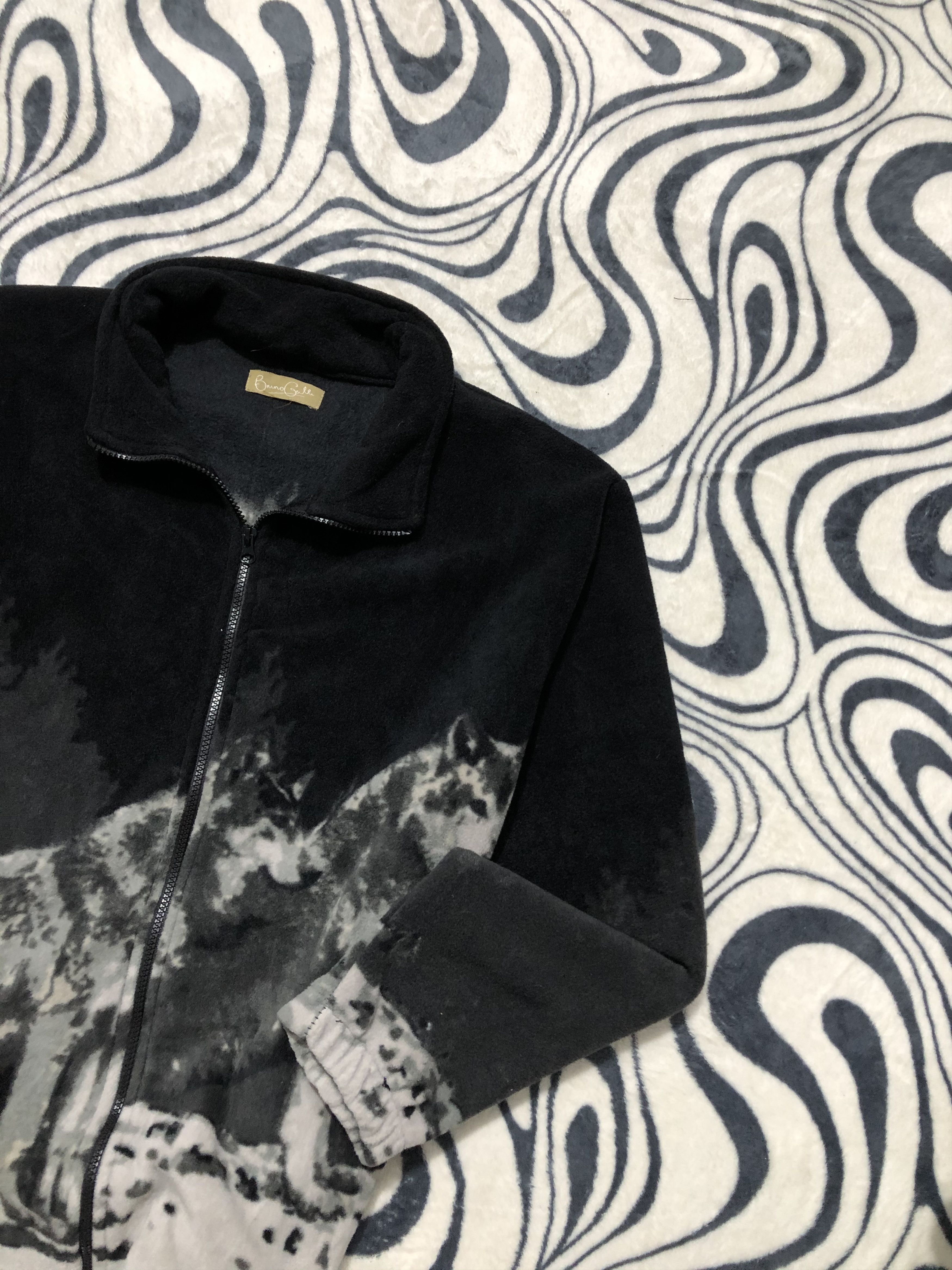 Vintage Vintage WOLF Fleece Jacket Size US L / EU 52-54 / 3 - 2 Thumbnail