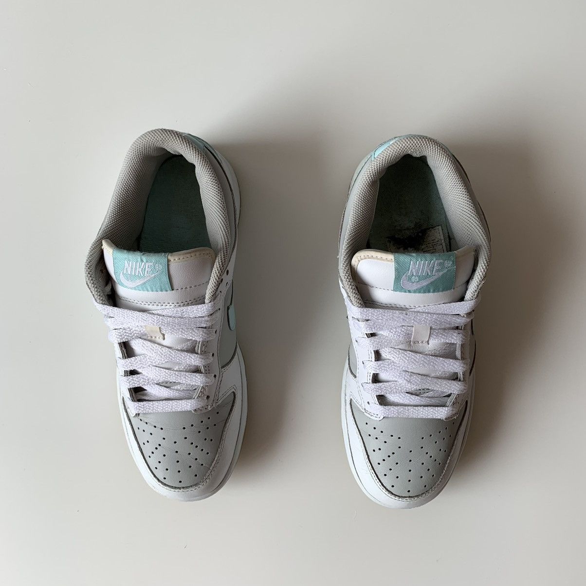 Nike 2005 Nike Dunk Low Ice Blue Neutral Grey White / Baby Blue Size US 7 / IT 37 - 5 Thumbnail