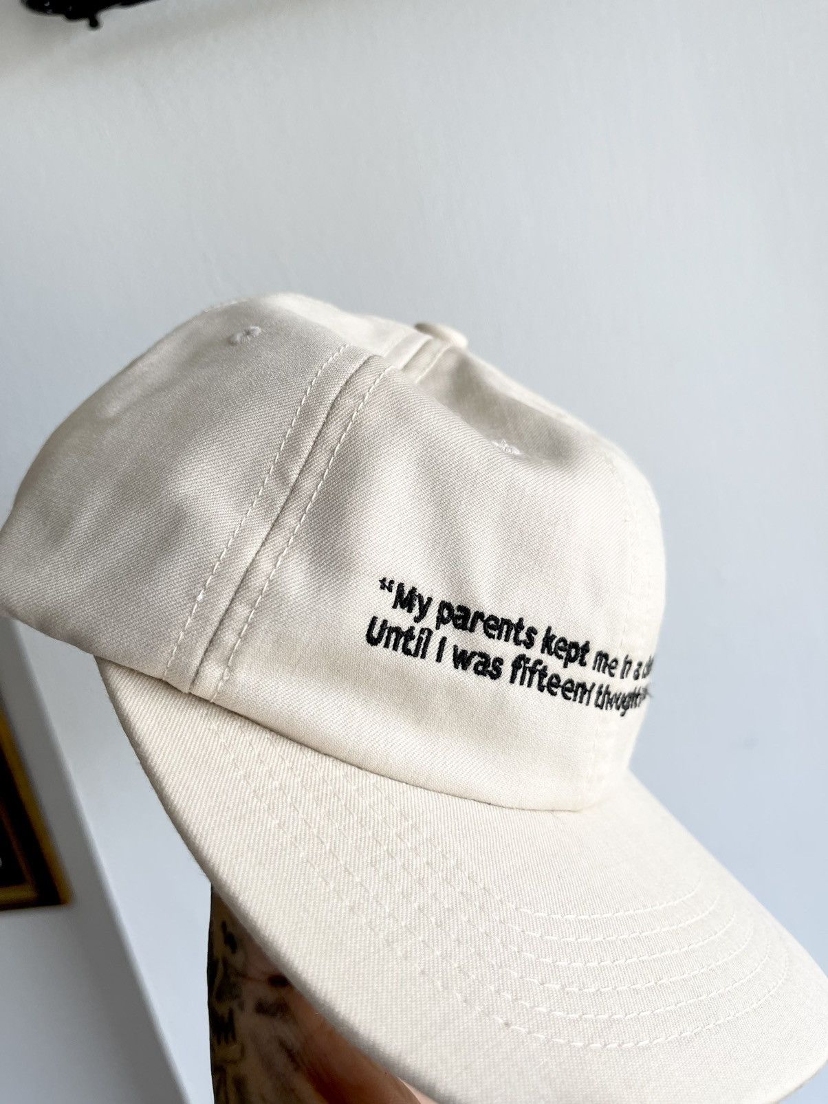 Enfants Riches Deprimes ERD Richard Prince Quote Hat Maxfield Exclusive Size ONE SIZE - 14 Thumbnail