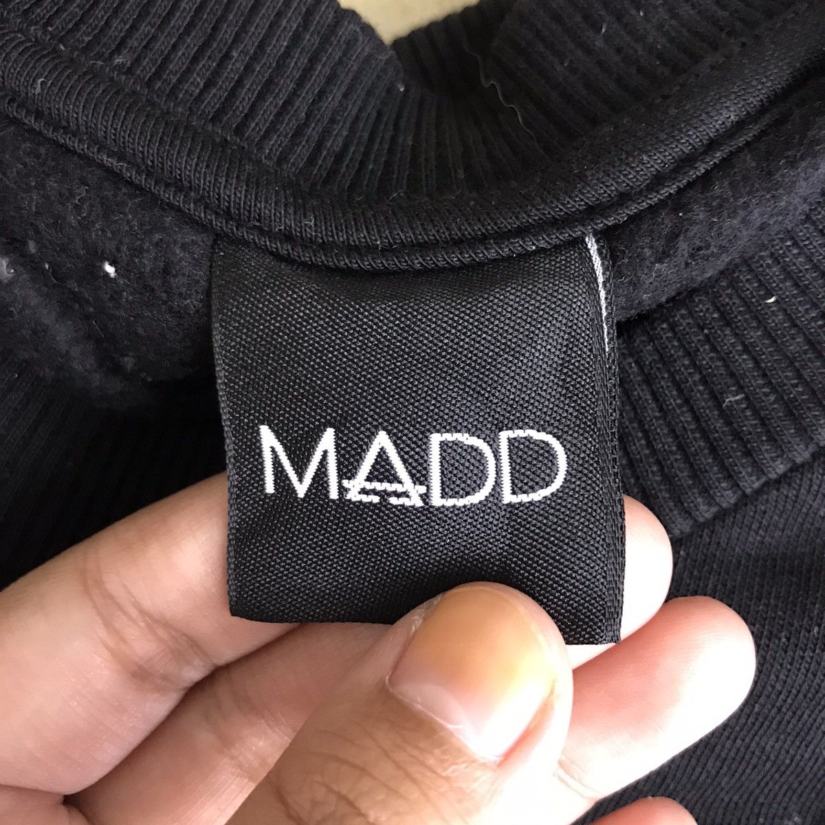 Vintage MADD Italian Brand Black Sweatshirt Size US M / EU 48-50 / 2 - 4 Thumbnail