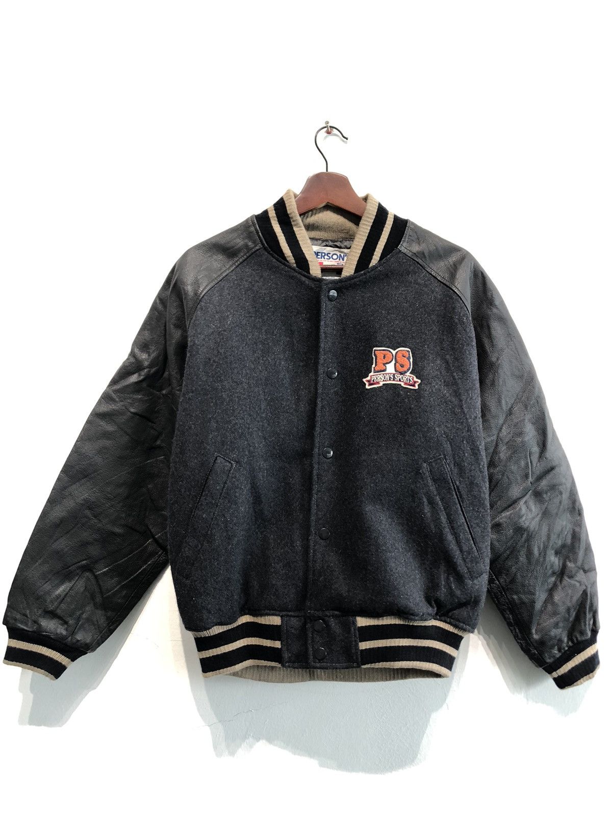 Japanese Brand Person Sports Varsity Jacket Size US M / EU 48-50 / 2 - 2 Thumbnail