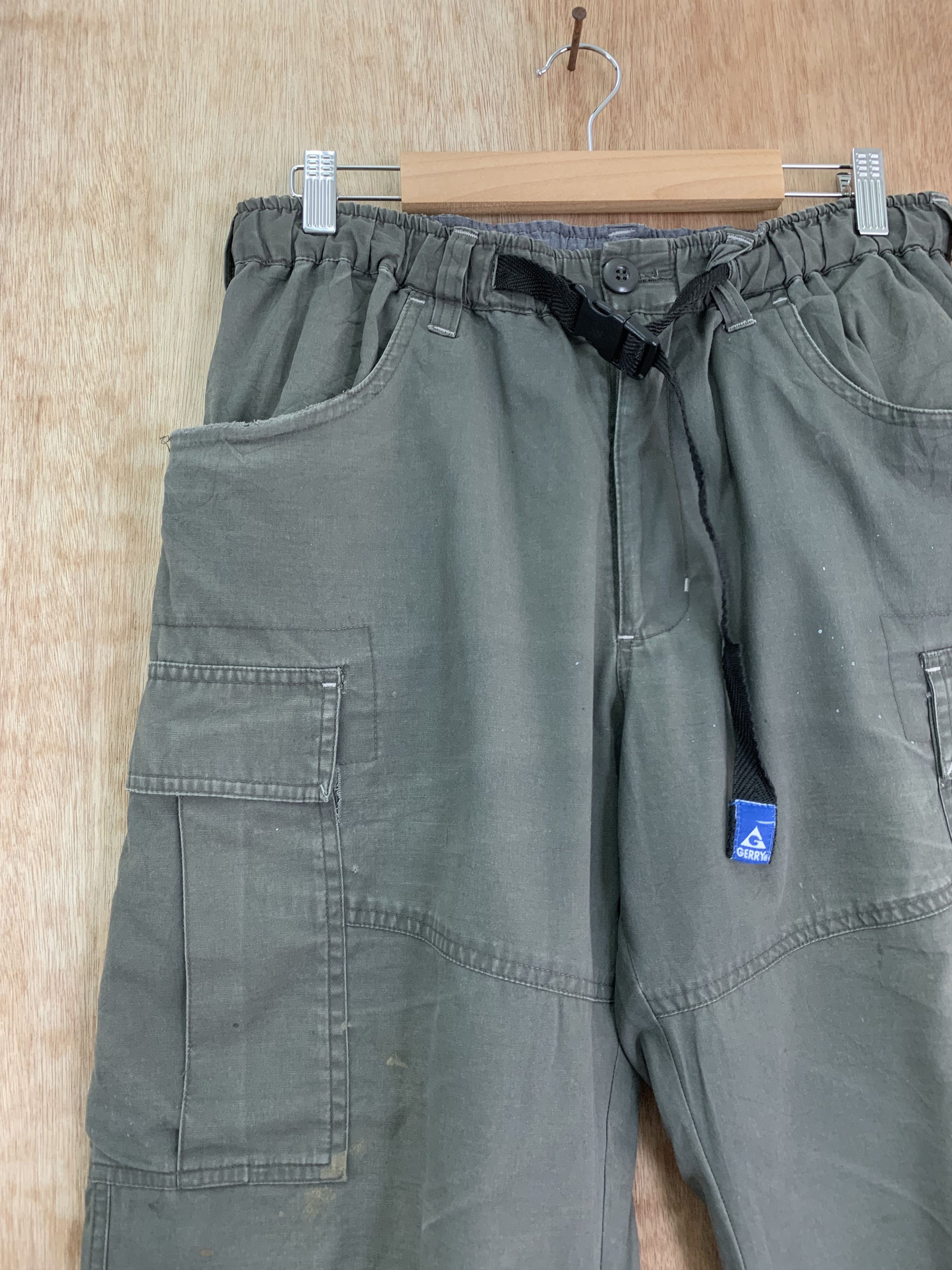 Japanese Brand Cargo Pants Gerry Outdoor Style Vtg Multipocket Streetwear Size US 29 - 4 Thumbnail