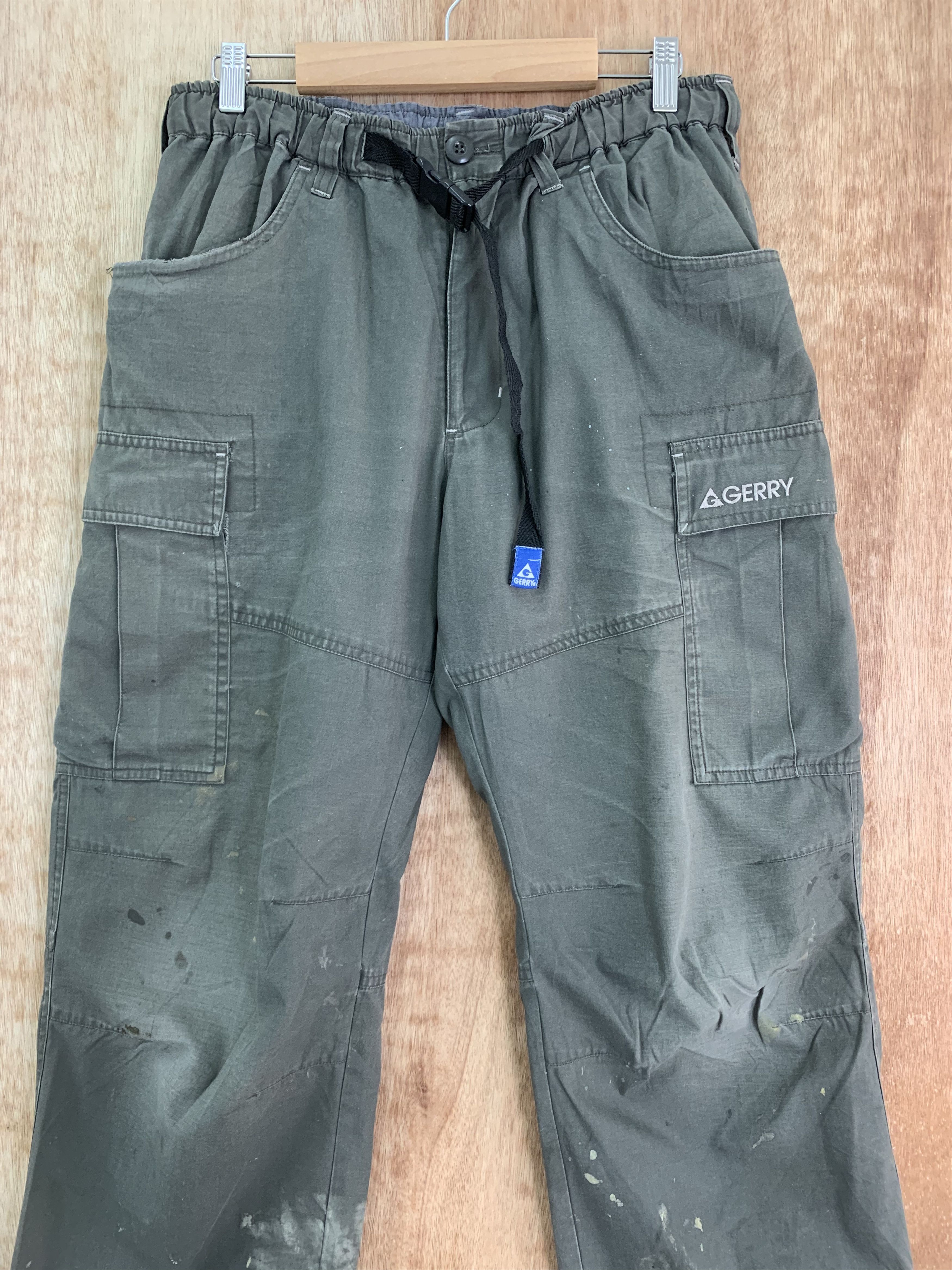 Japanese Brand Cargo Pants Gerry Outdoor Style Vtg Multipocket Streetwear Size US 29 - 2 Thumbnail