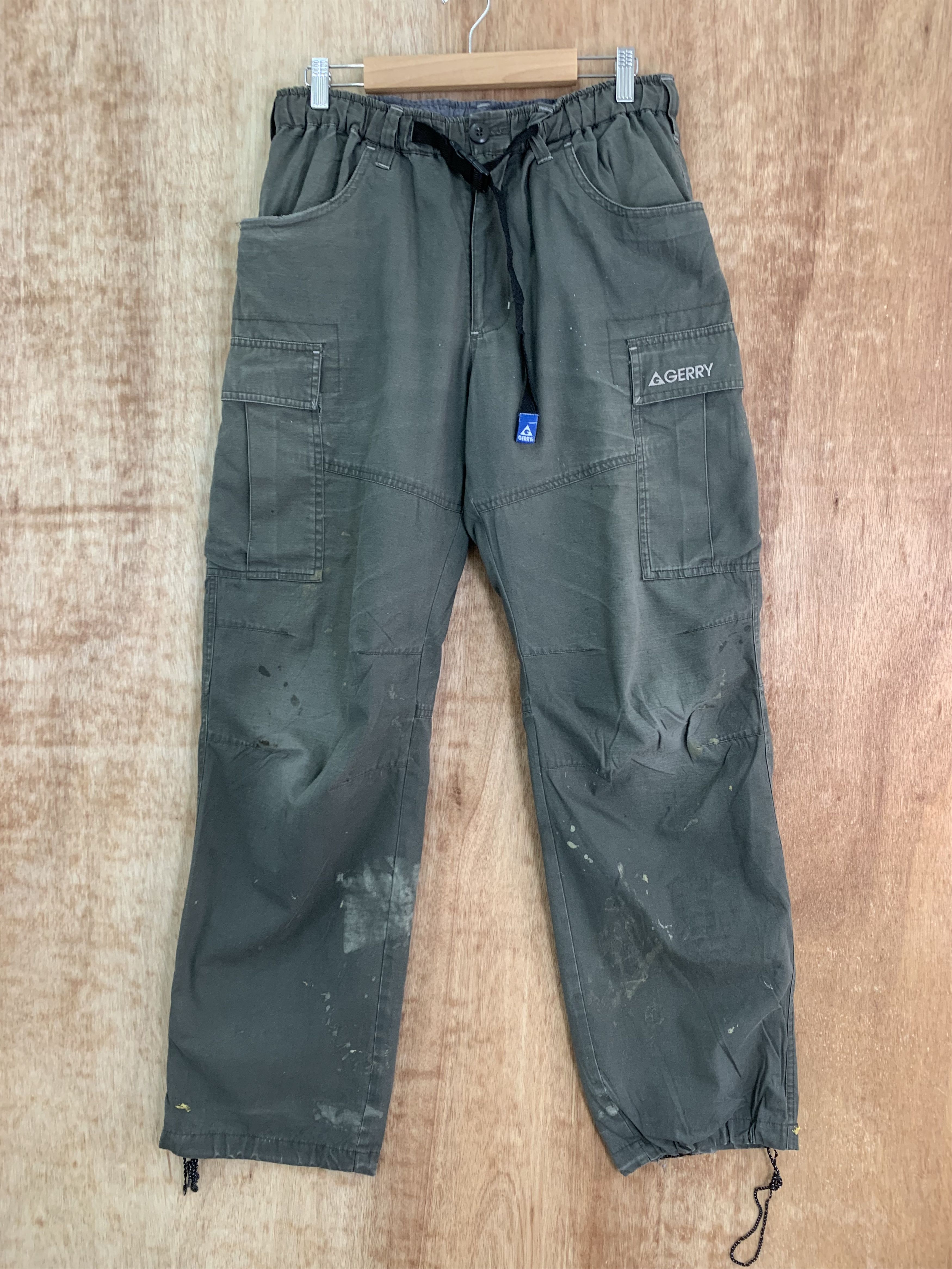 Japanese Brand Cargo Pants Gerry Outdoor Style Vtg Multipocket Streetwear Size US 29 - 1 Thumbnail